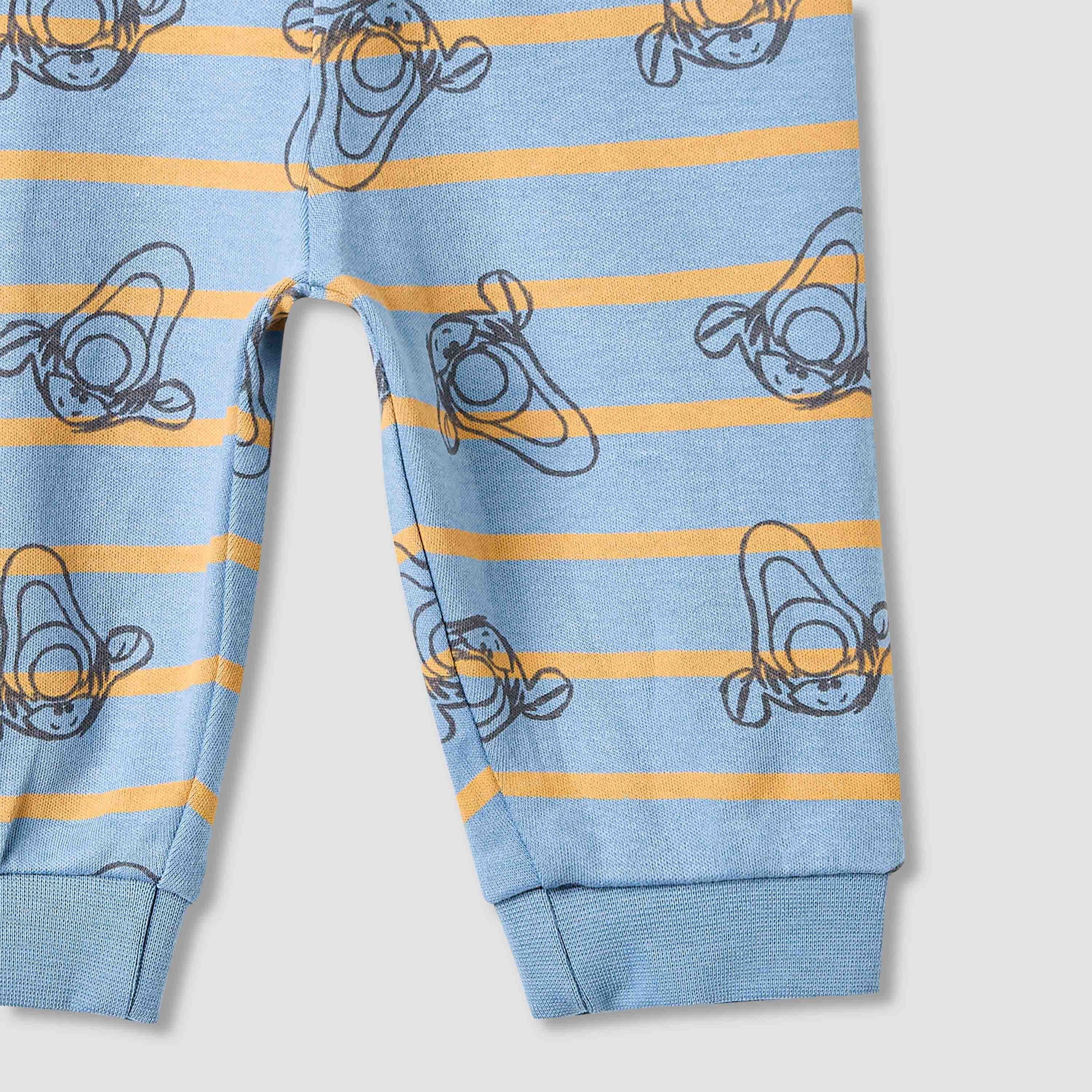 Juniors Pyjama Set with Tigger Print - Cotton - Long Sleeves - Round Neck