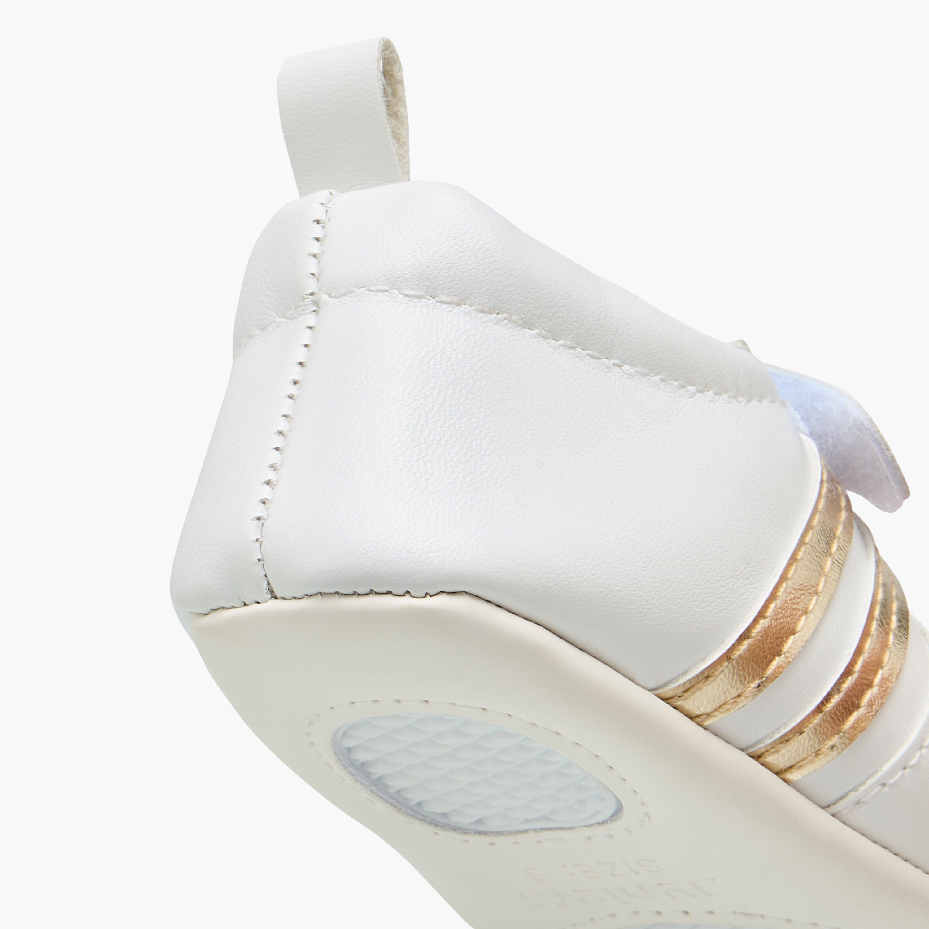 Juniors Panelled Booties with Hook and Loop Closure