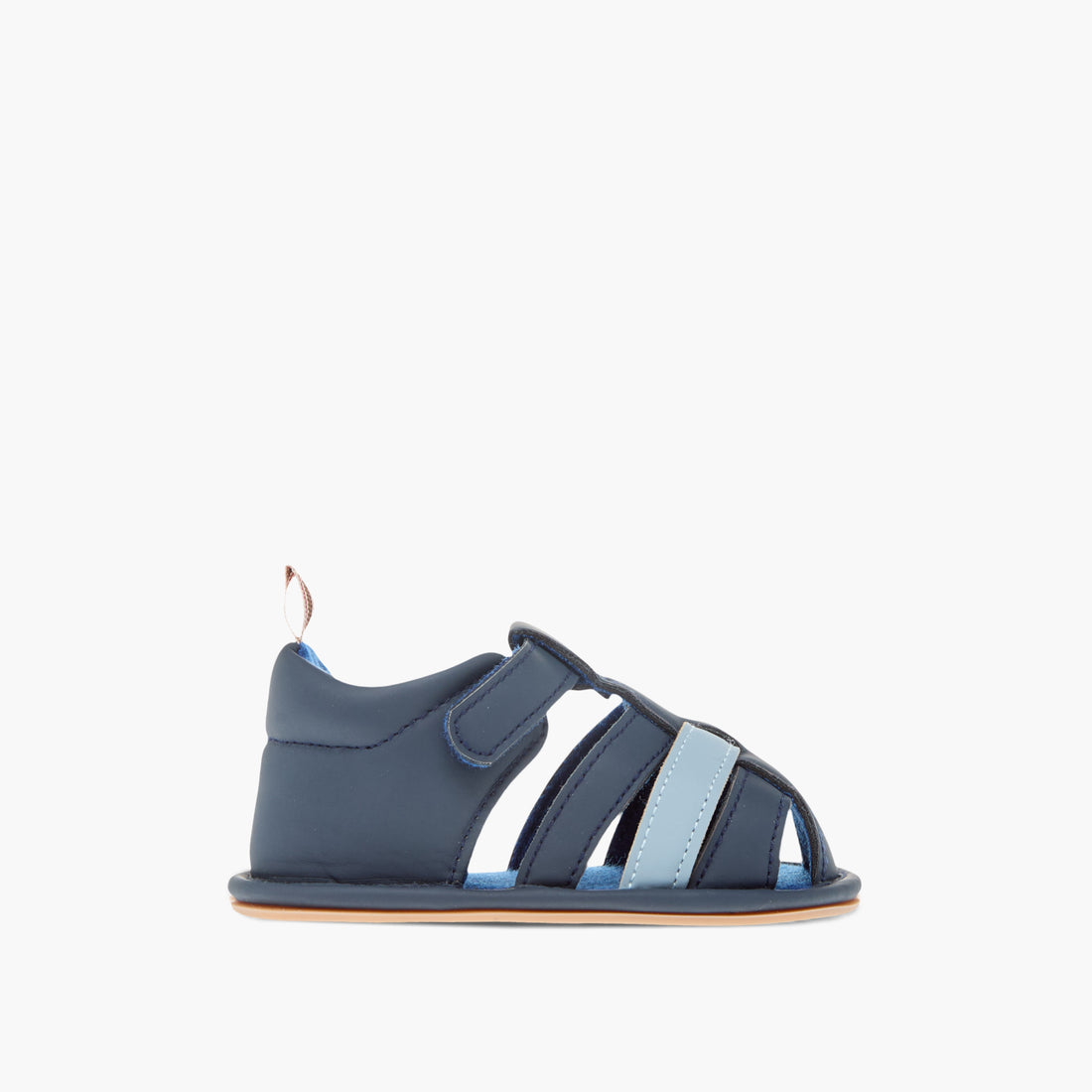 Juniors Colourblock Sandals with Hook and Loop Closure