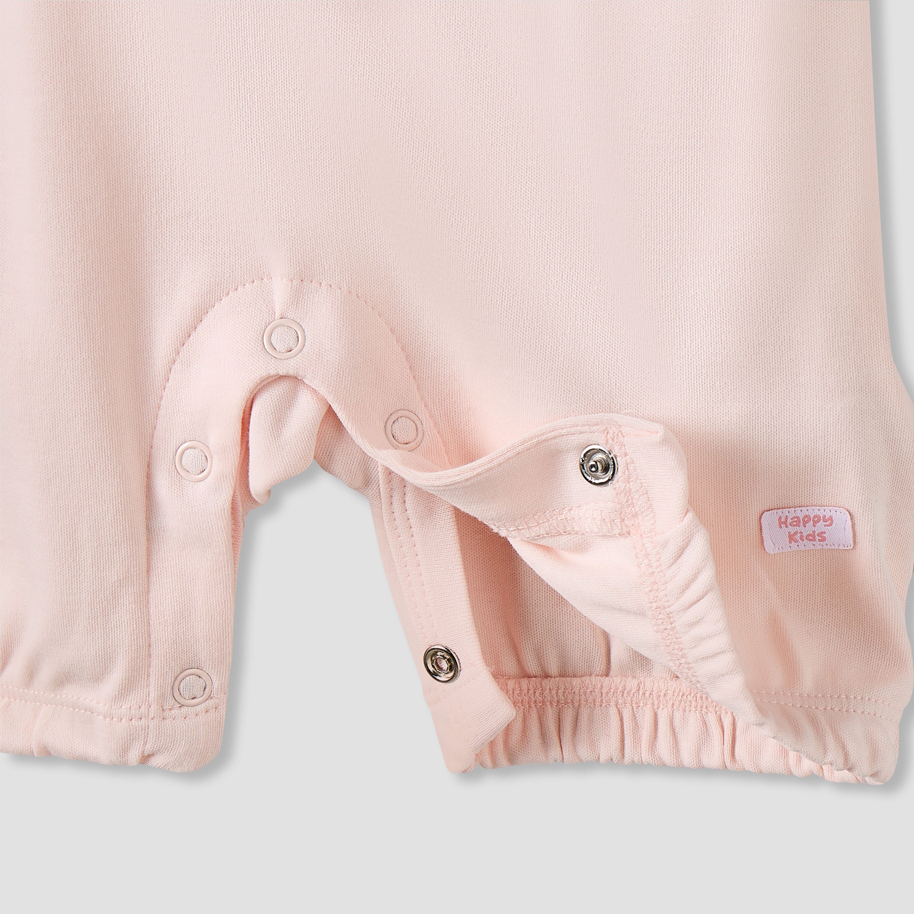 Juniors Short Sleeves T-shirt and Dungaree Set with Bunny Print