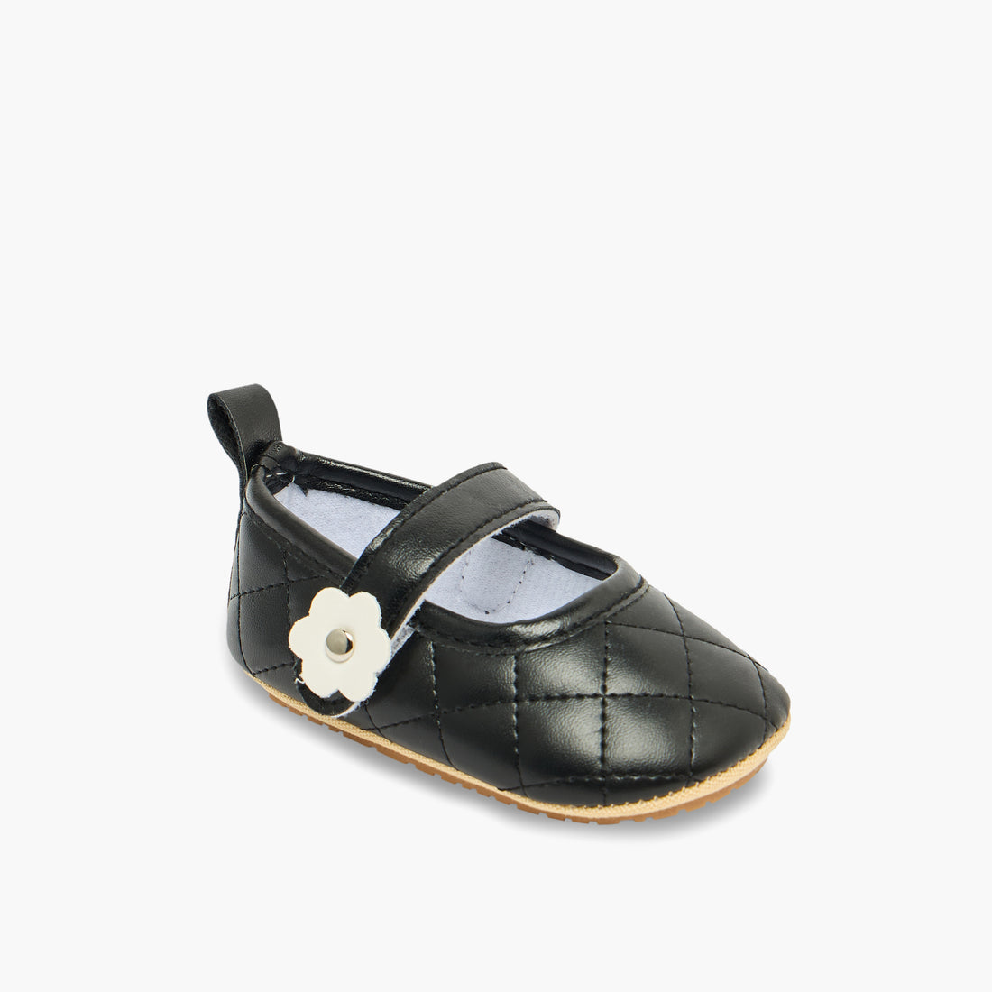 Juniors Booties with Hook and Loop Closure, Quilted