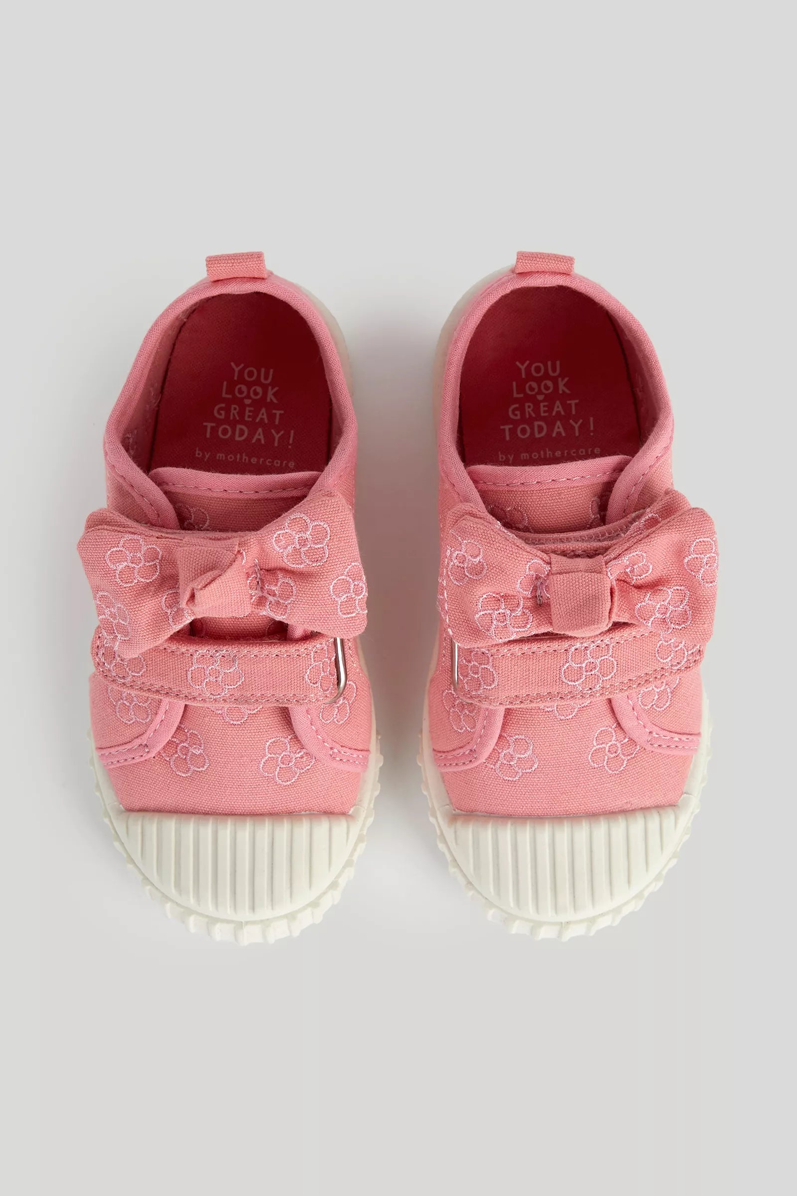 Pink Canvas Trainers