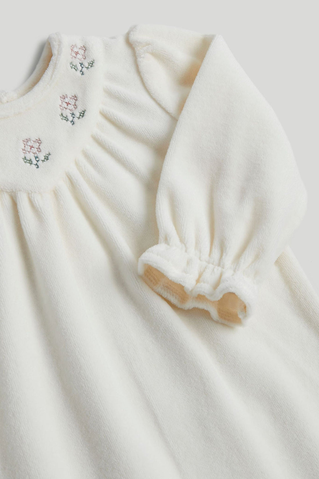 White Velour All-in-One