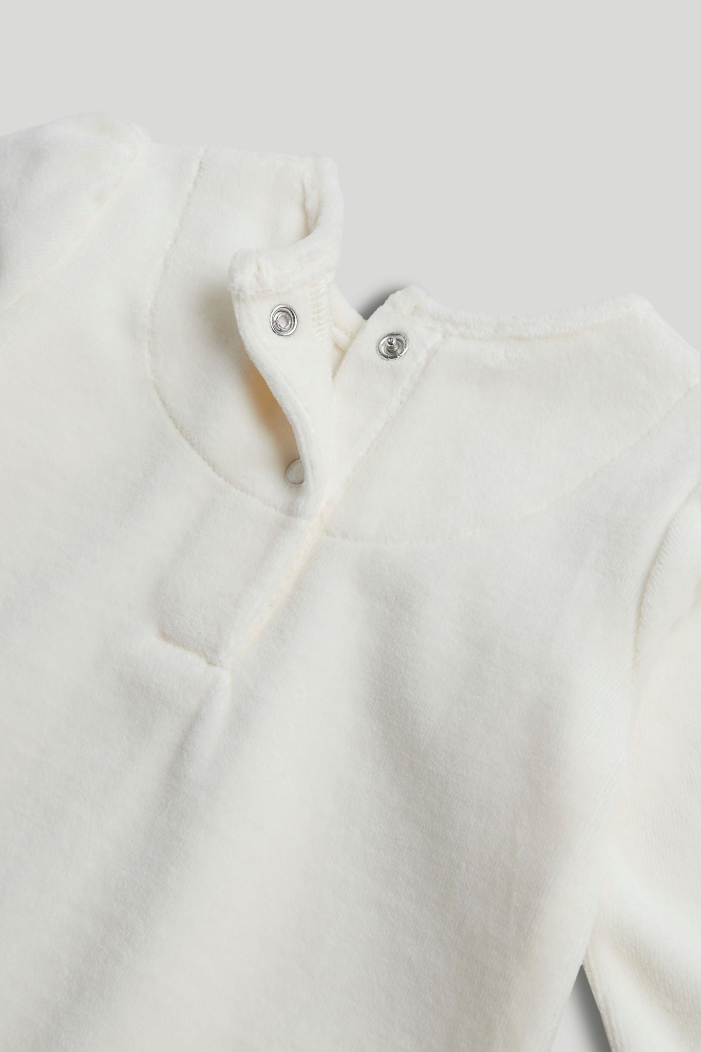 White Velour All-in-One