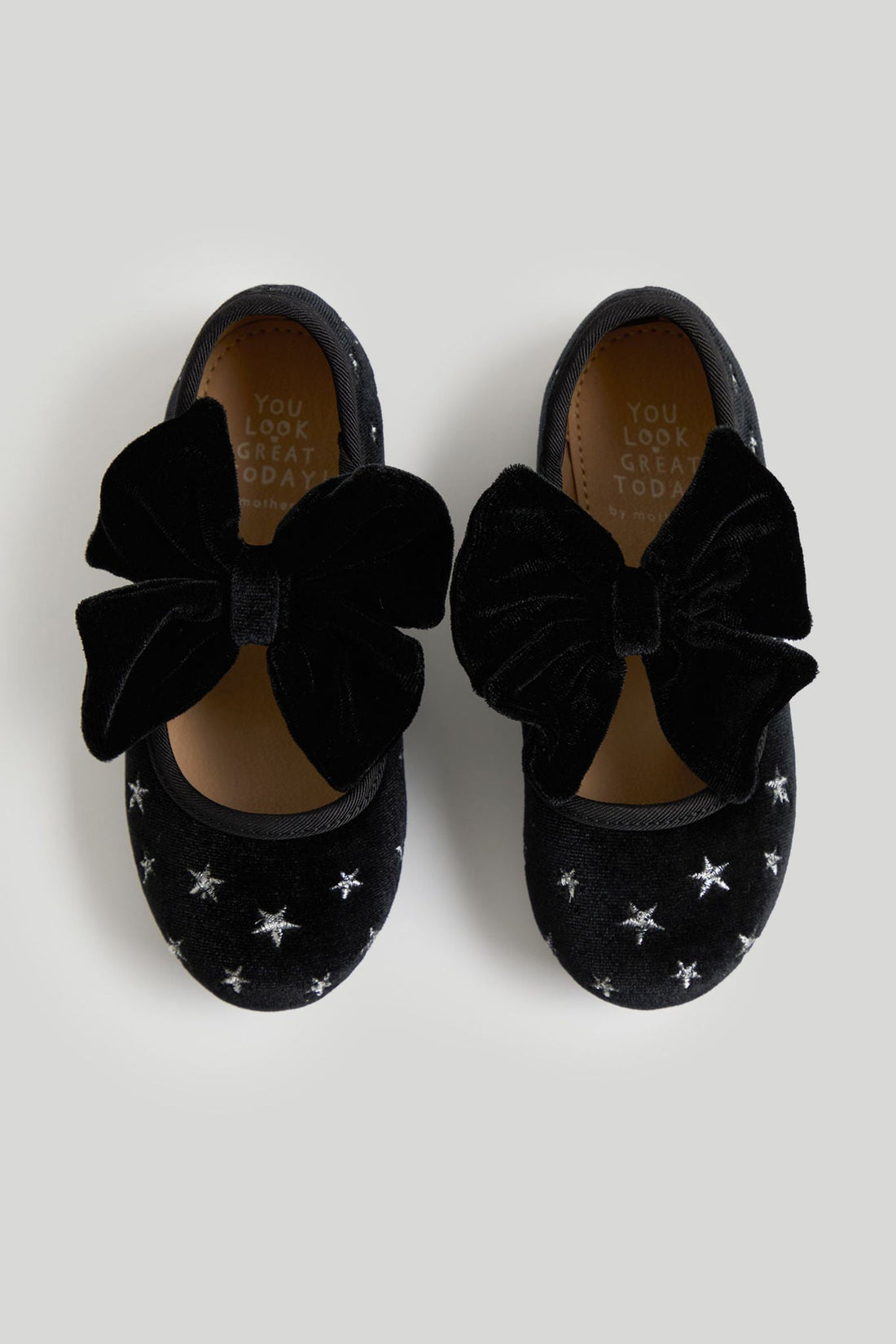 Black Star Ballerina Shoes