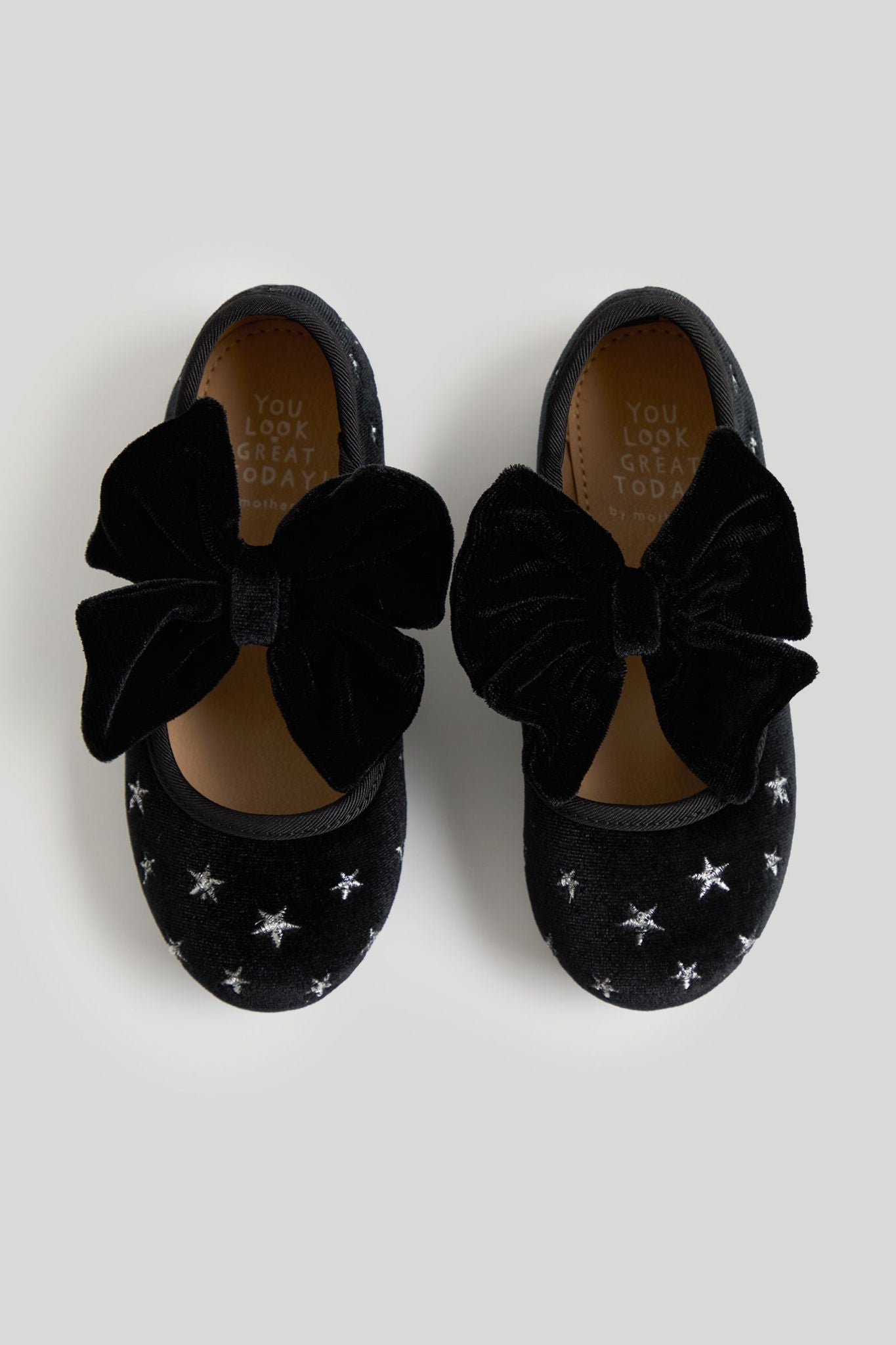 Black Star Ballerina Shoes