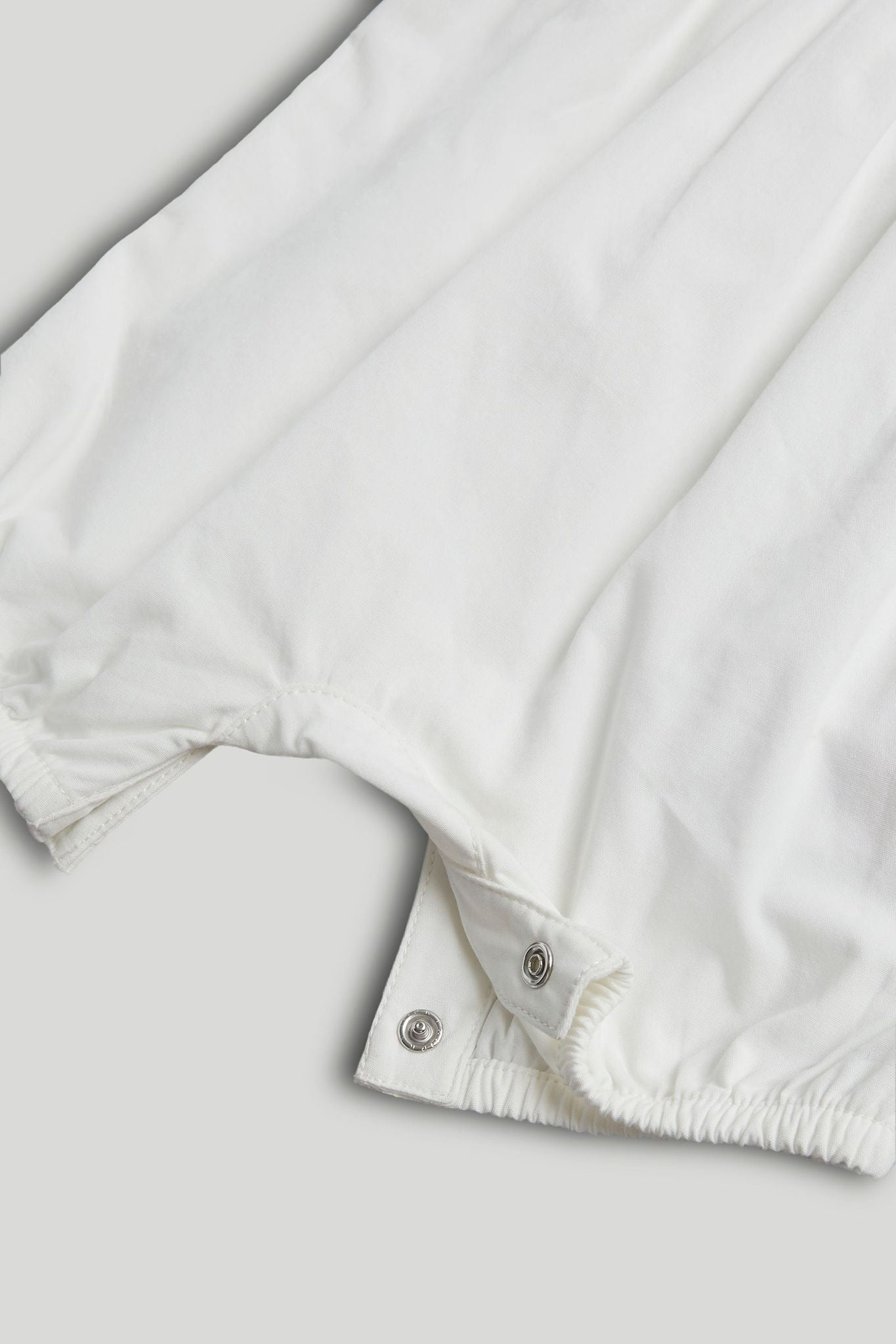 My First White Romper and Headband Outfit