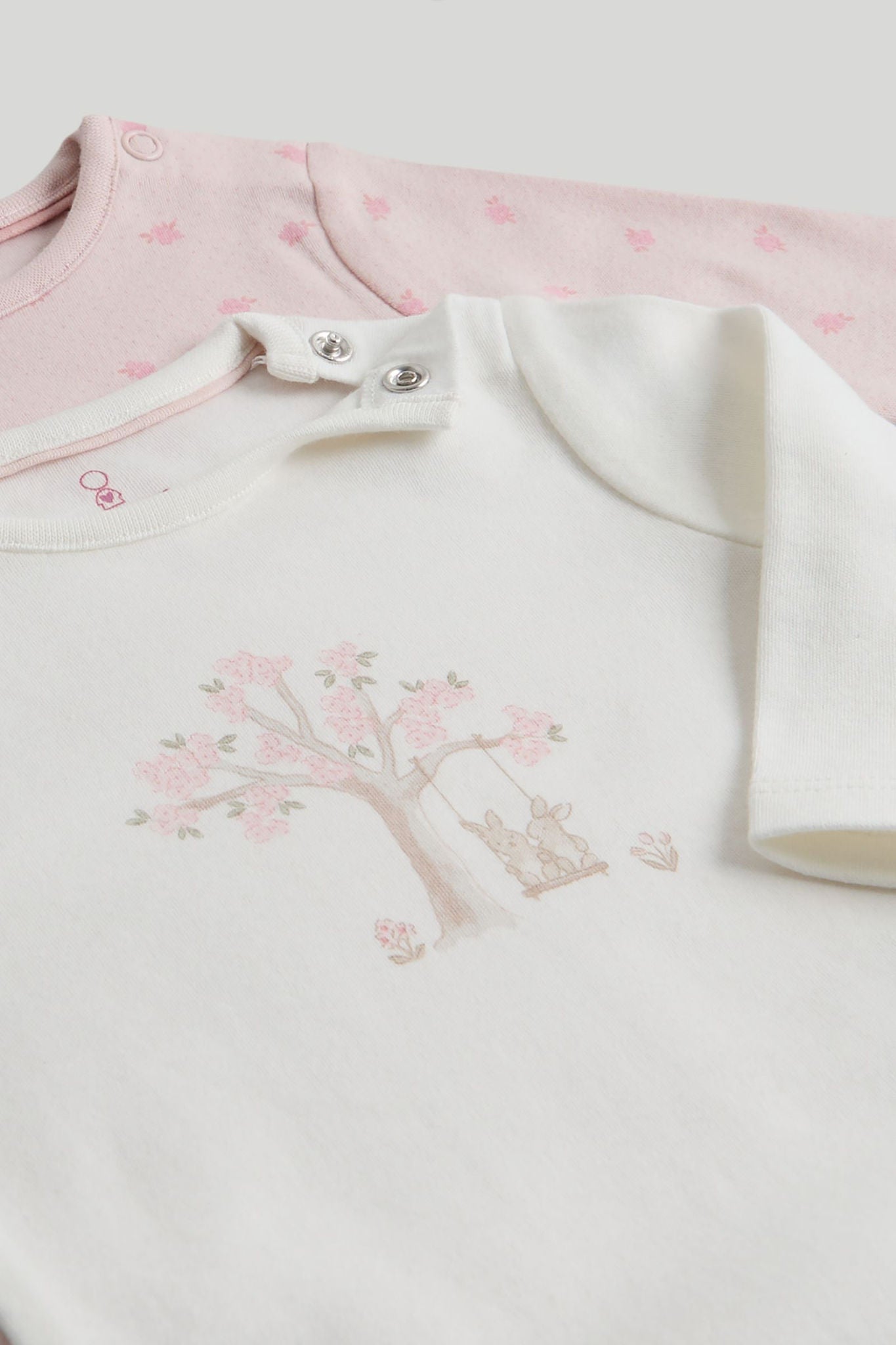 2 Pack My First Long-Sleeved Bodysuits