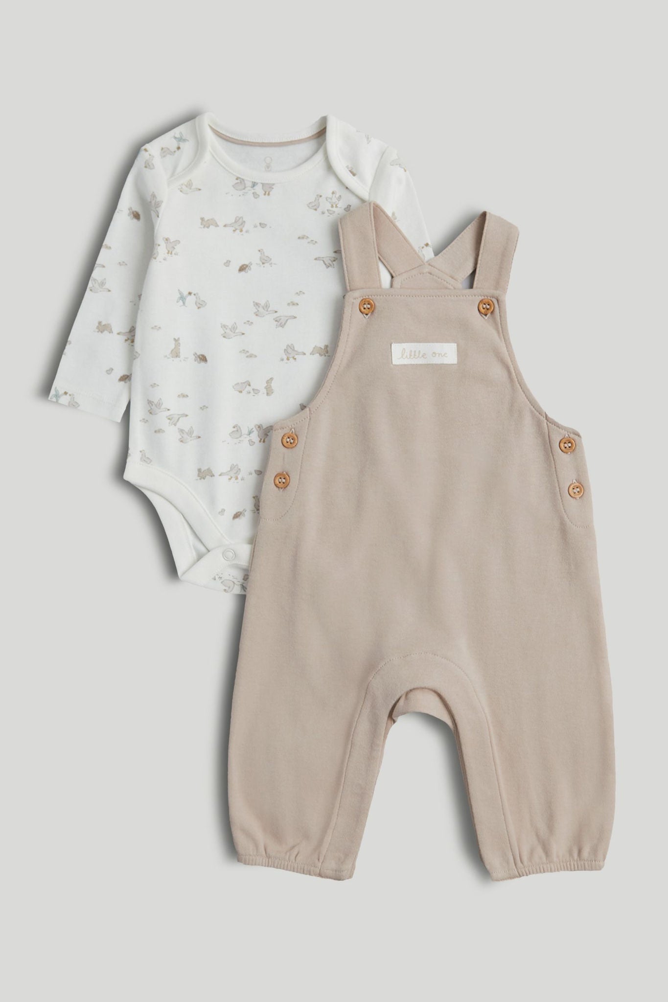 My First Dungarees and Bodysuit Outfit - Multi / 12-18 Months