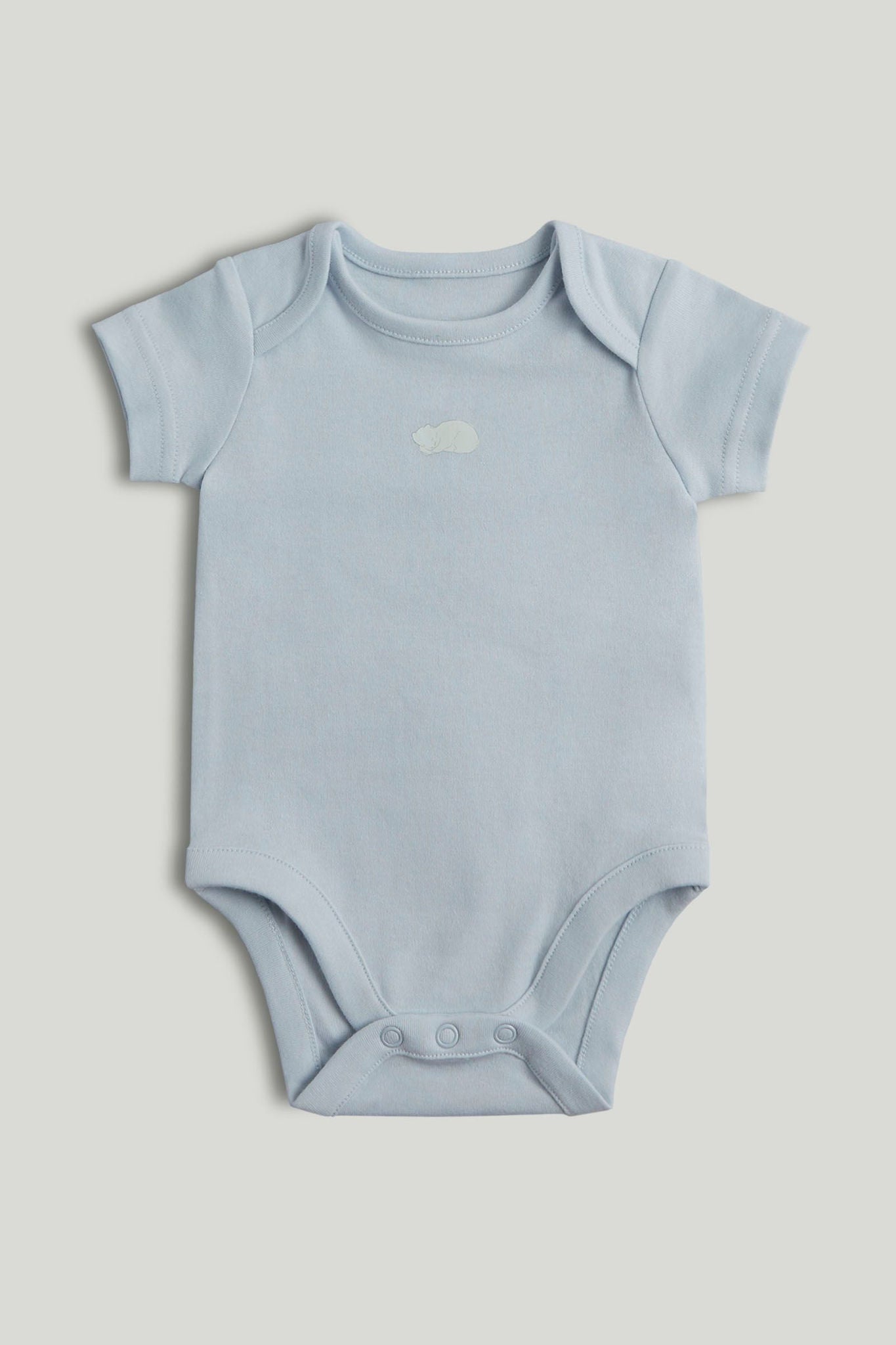 My First Blue Short-Sleeved Bodysuits