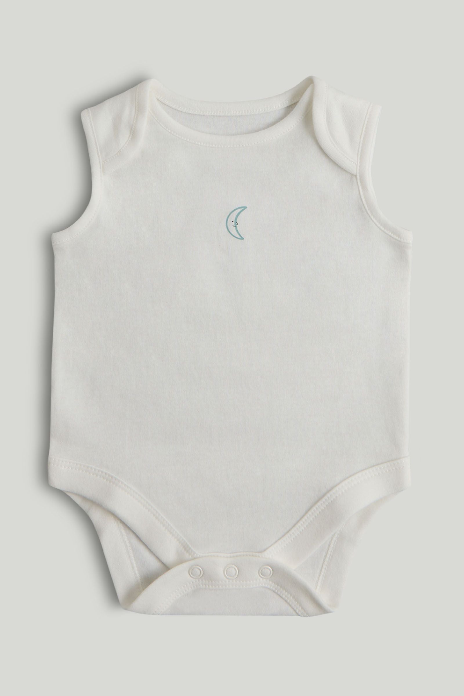 5 Pack Space Sleeveless Bodysuits