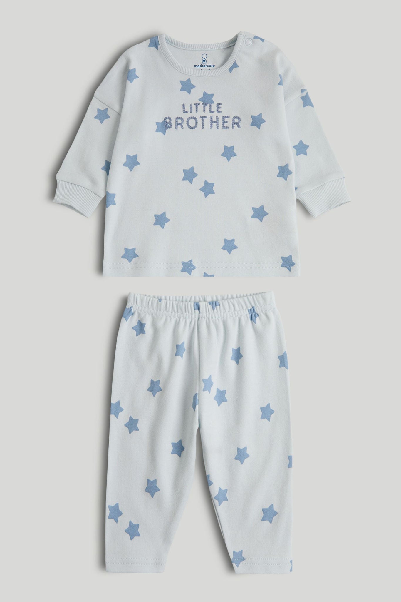 Blue Little Brother Pyjamas - Light Blue / 12-18 Months
