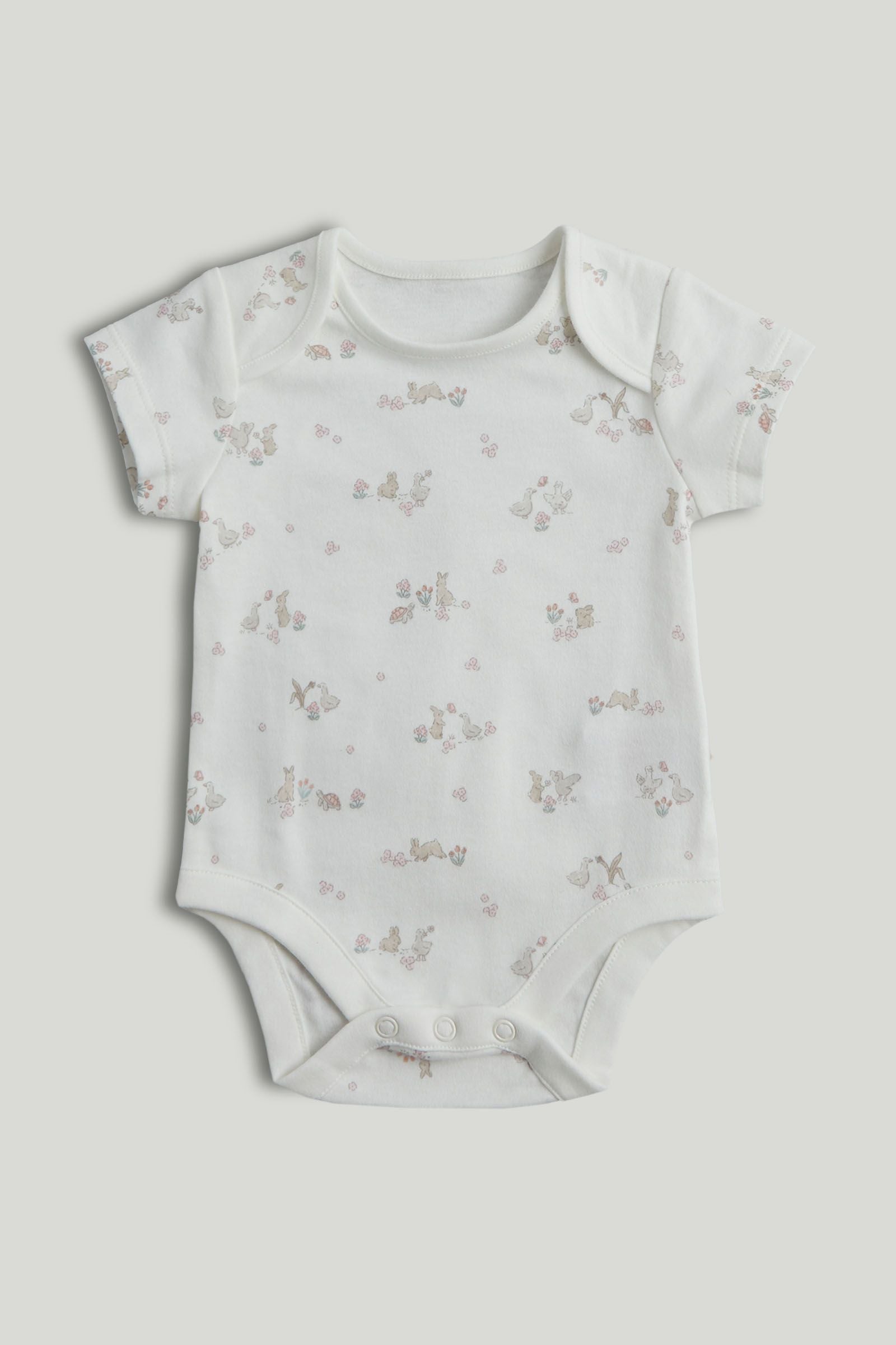 5 Pack My First Pink Short-Sleeved Bodysuits