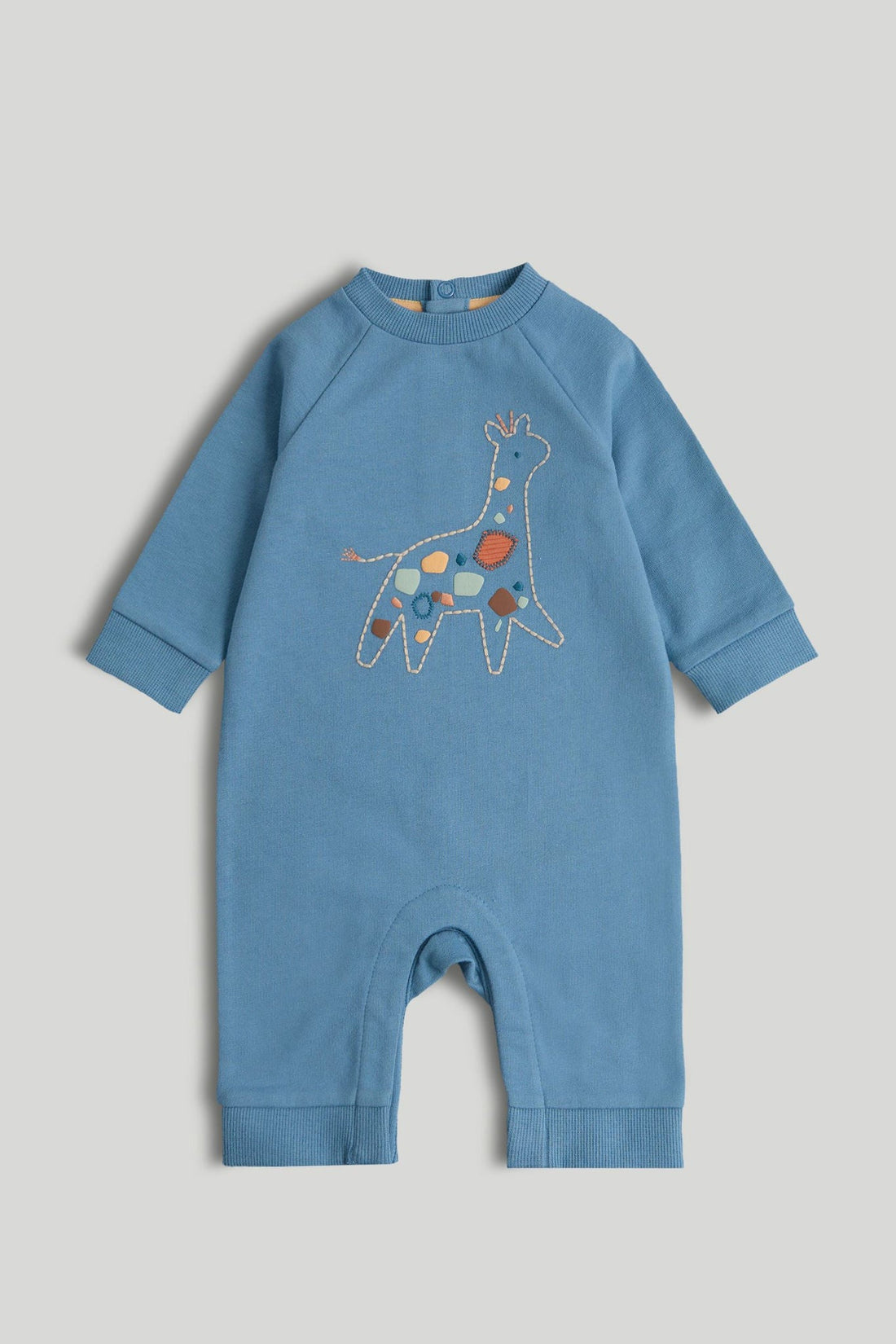 Giraffe All-in-One - Blue / 12-18 Months