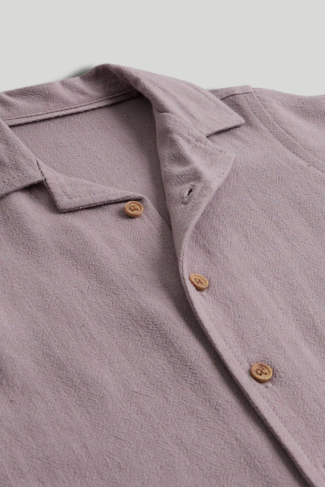 Pink Linen Blend Shirt