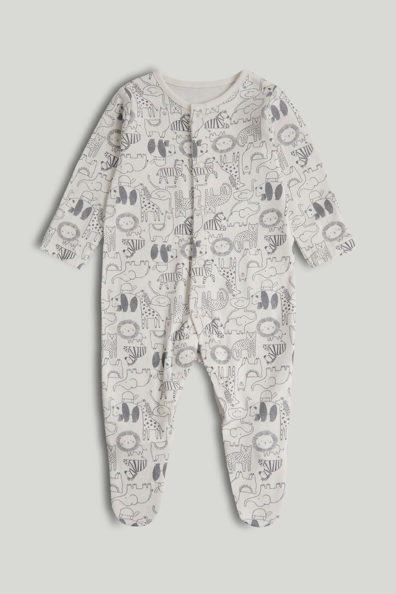 3 Pack Safari Sleepsuits