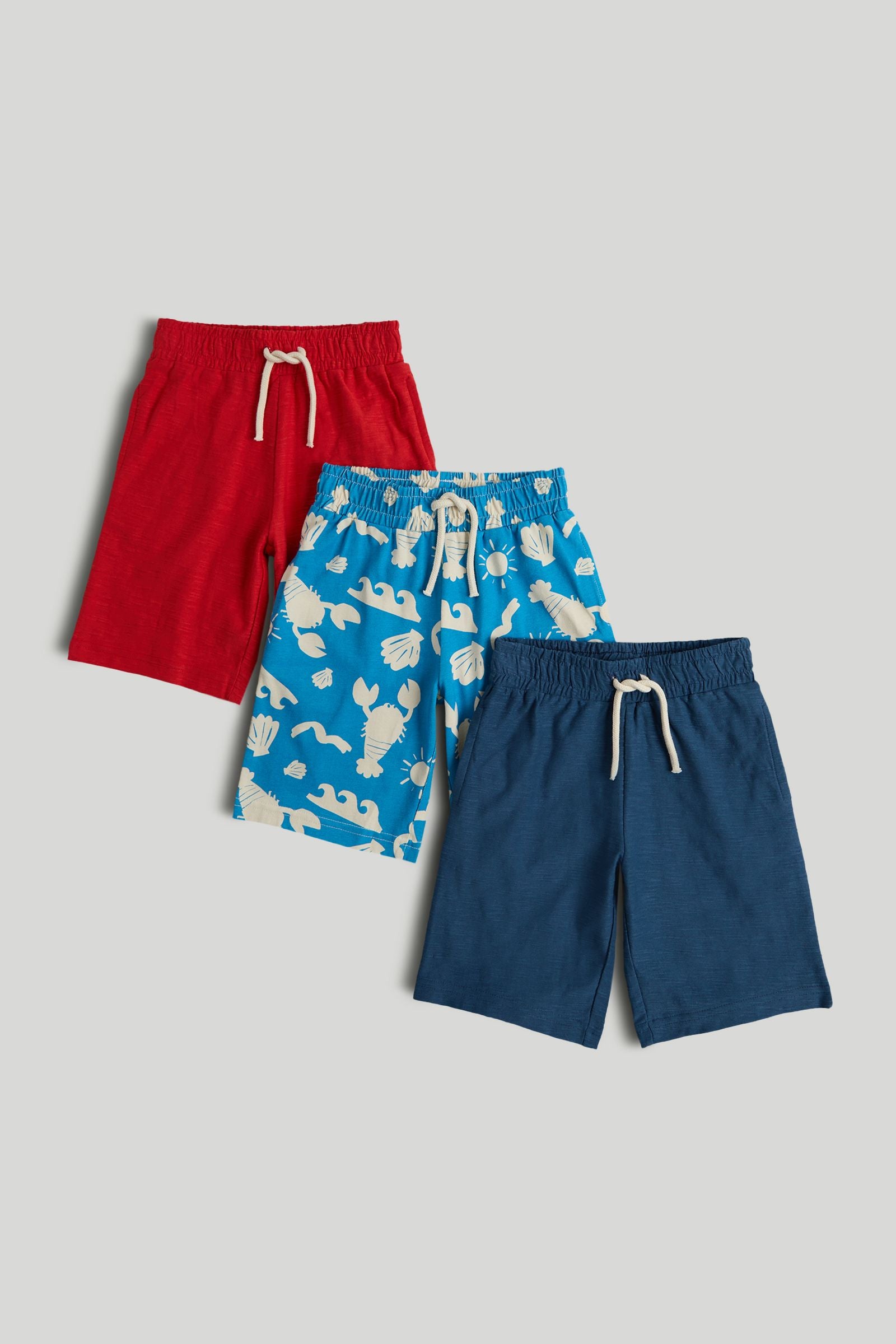 3 Pack Jersey Shorts - Multicolor / 12-18 Months