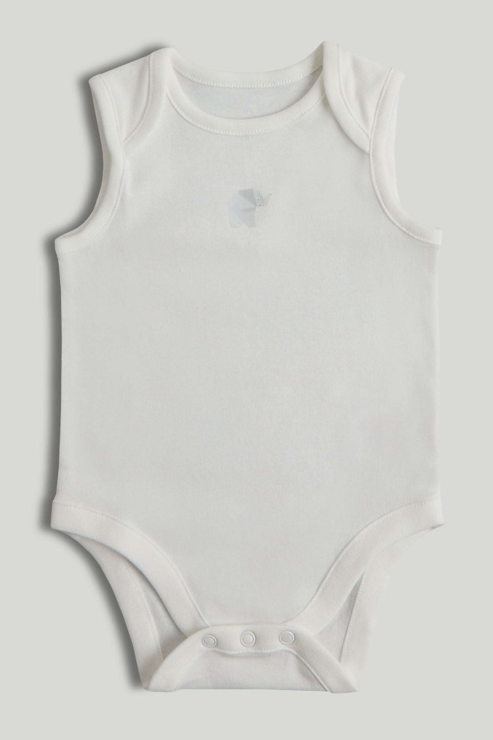 5 Pack Origami Animals Sleeveless Bodysuits