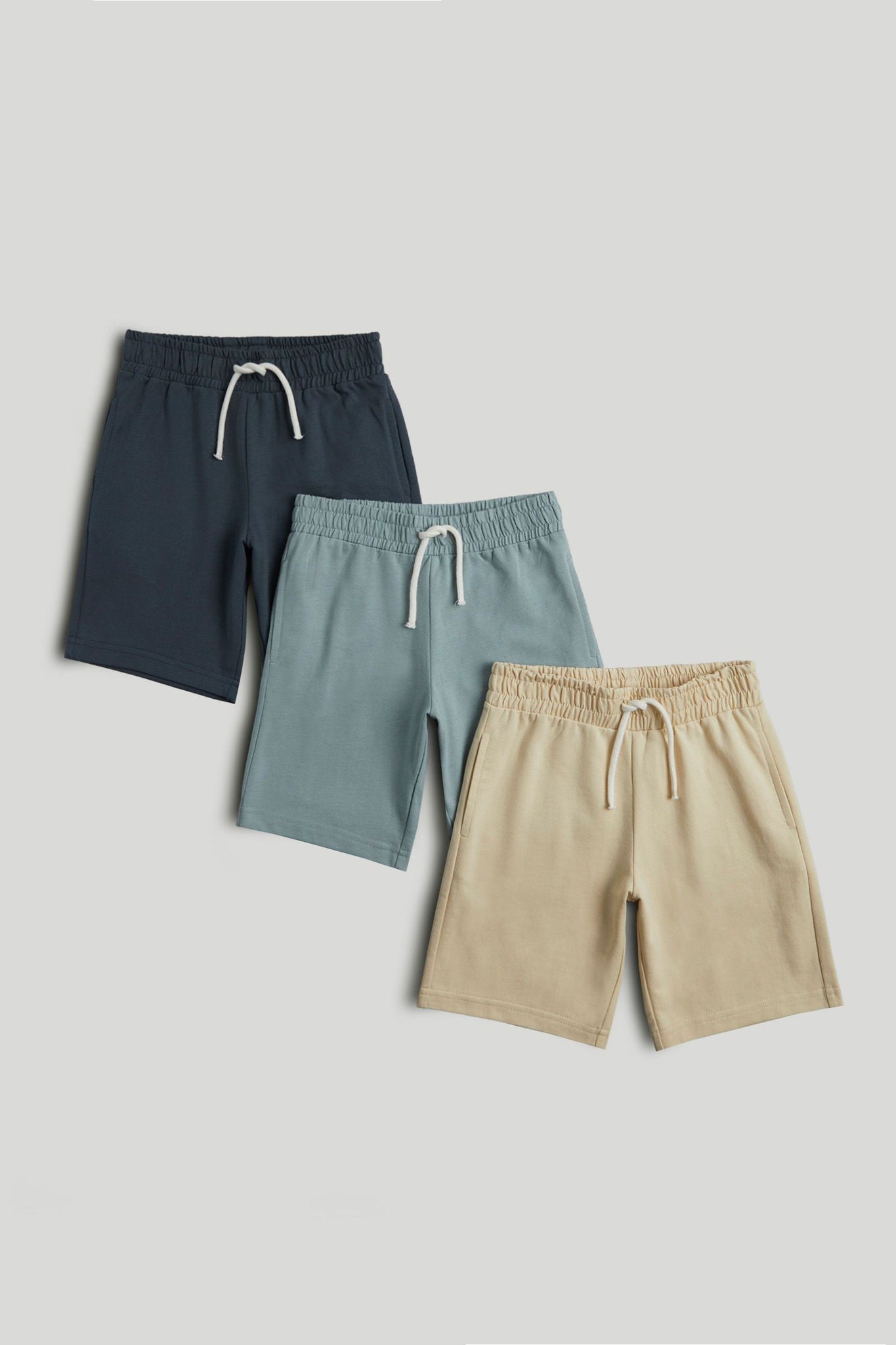3 Pack Jersey Shorts - Multicolor / 9-10 Years