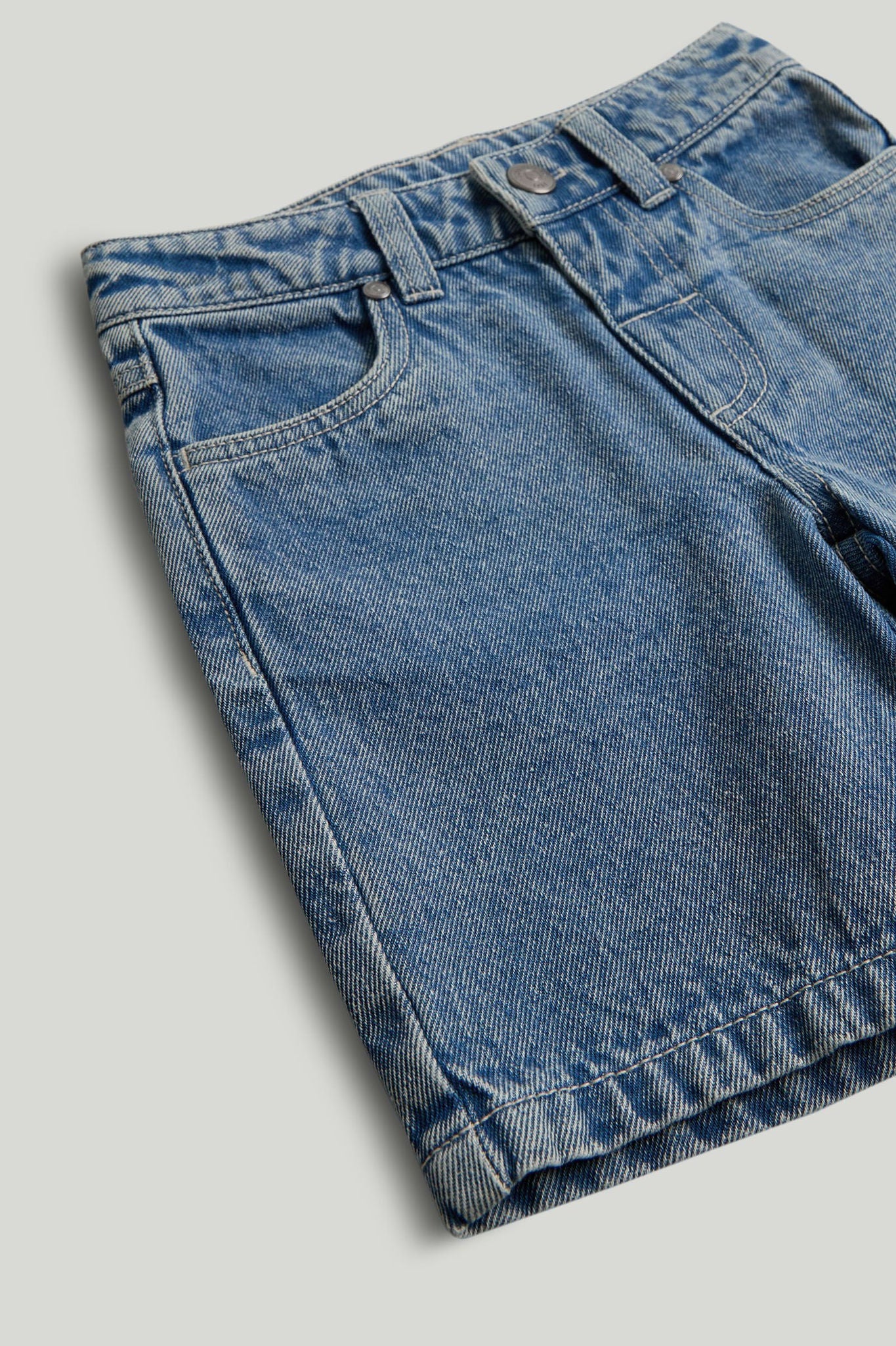 Denim Bermuda Shorts