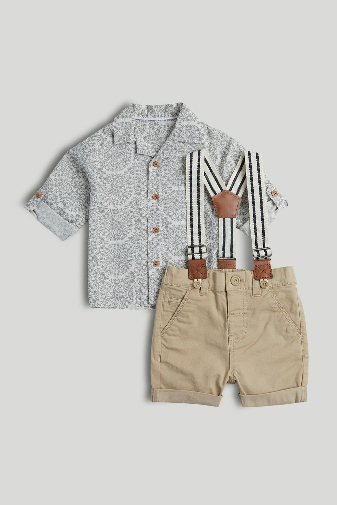 Shirt, Shorts and Braces Outfit, 9 months to 5 years - Multi / 12-18 Months