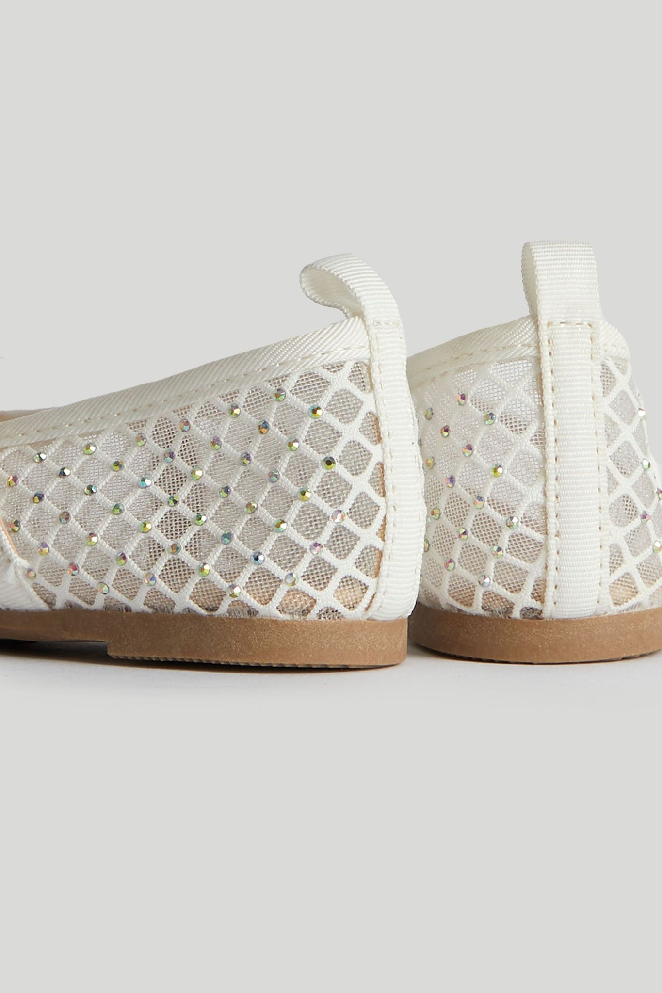 Silver Sparkle Ballerina Shoes