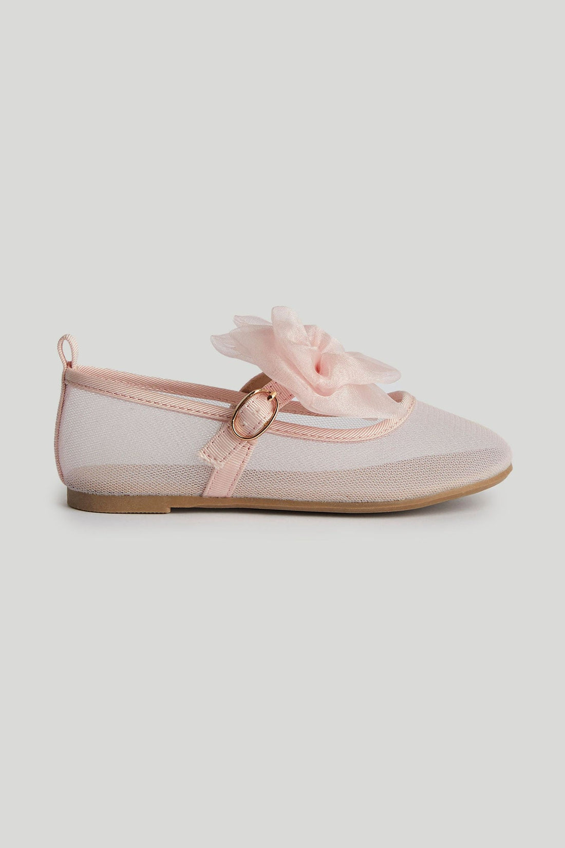 Pink Mesh Ballerina Shoes - Pink / 6.5-7.5 Years