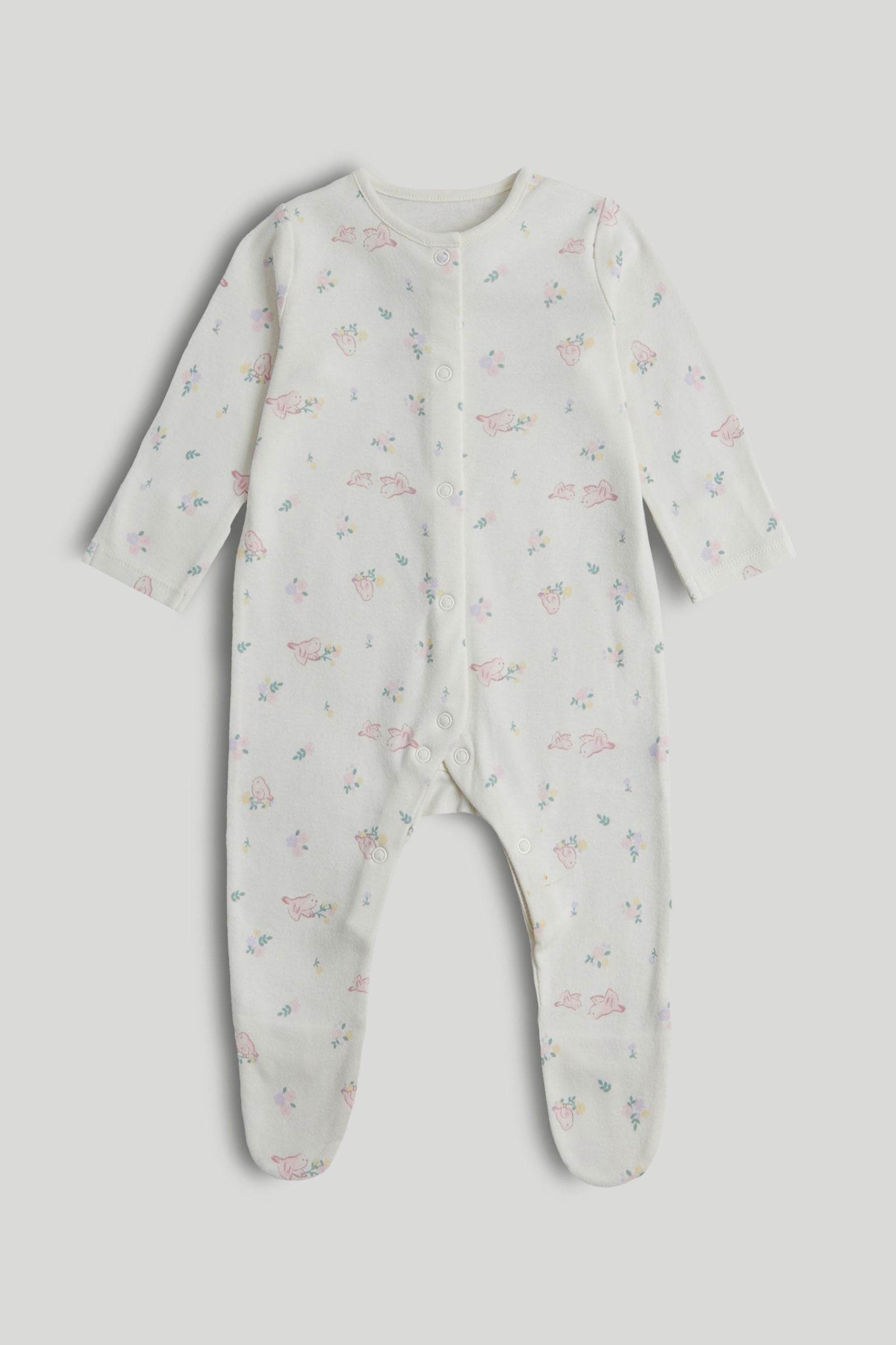 3 Pack Little Bird Sleepsuits