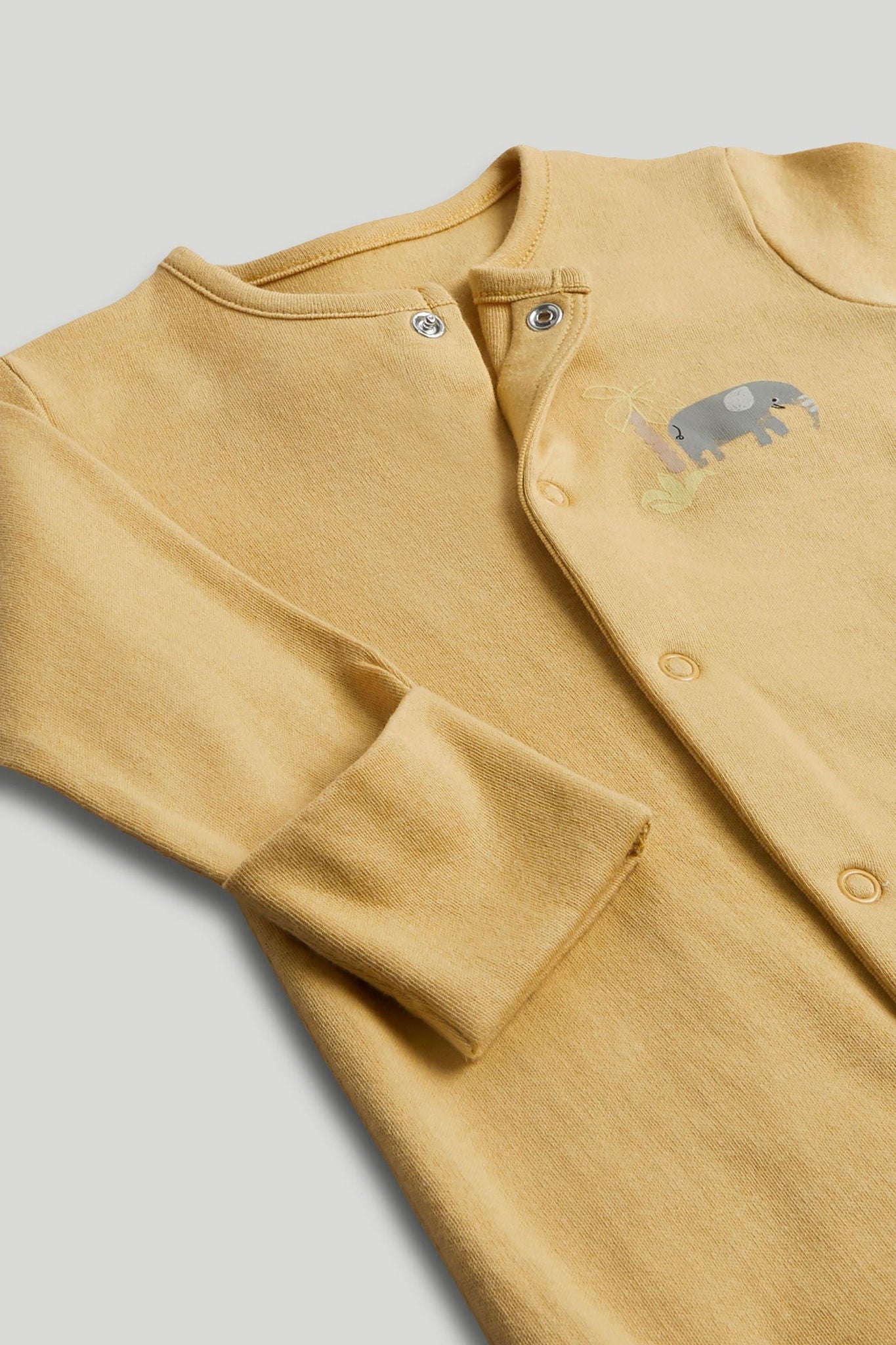 3 Pack Animals Sleepsuits