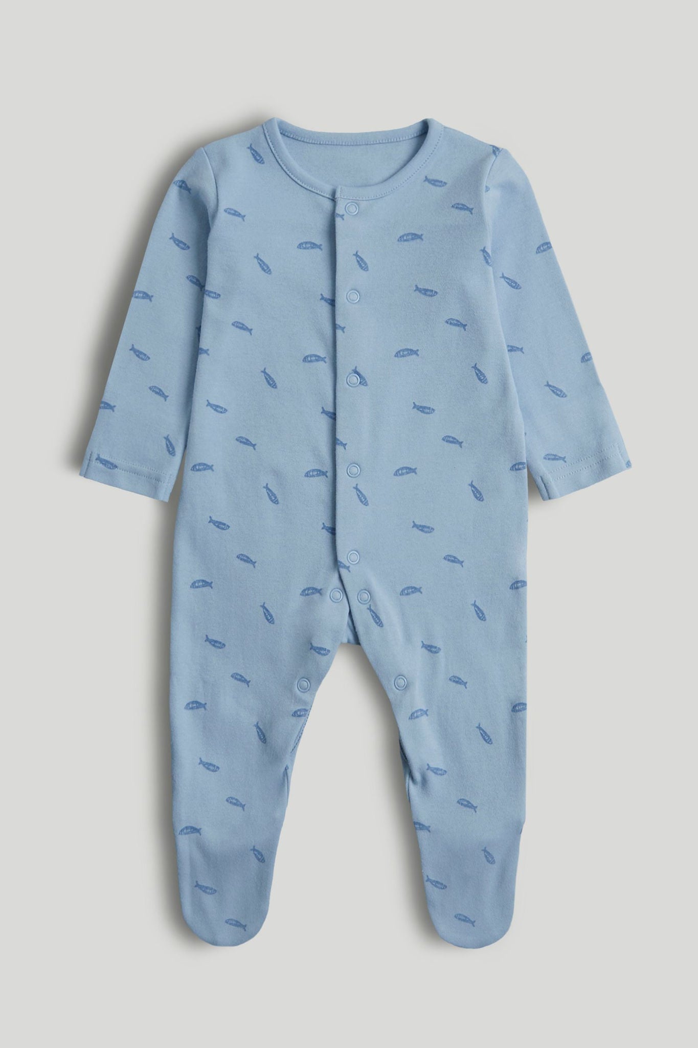 3 Pack Whale Sleepsuits
