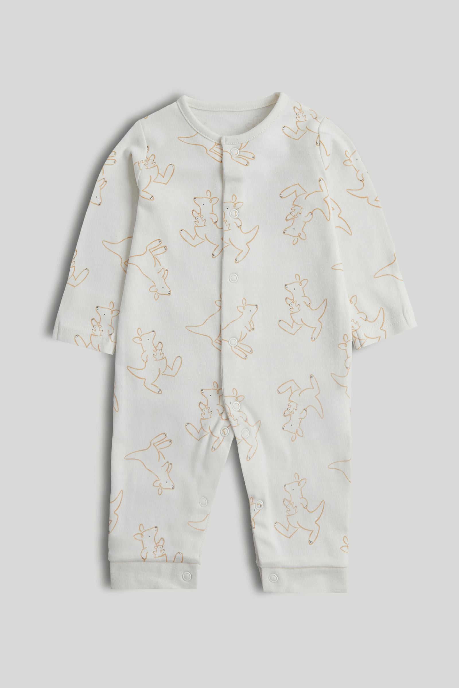 3 Pack Safari Footless Sleepsuits