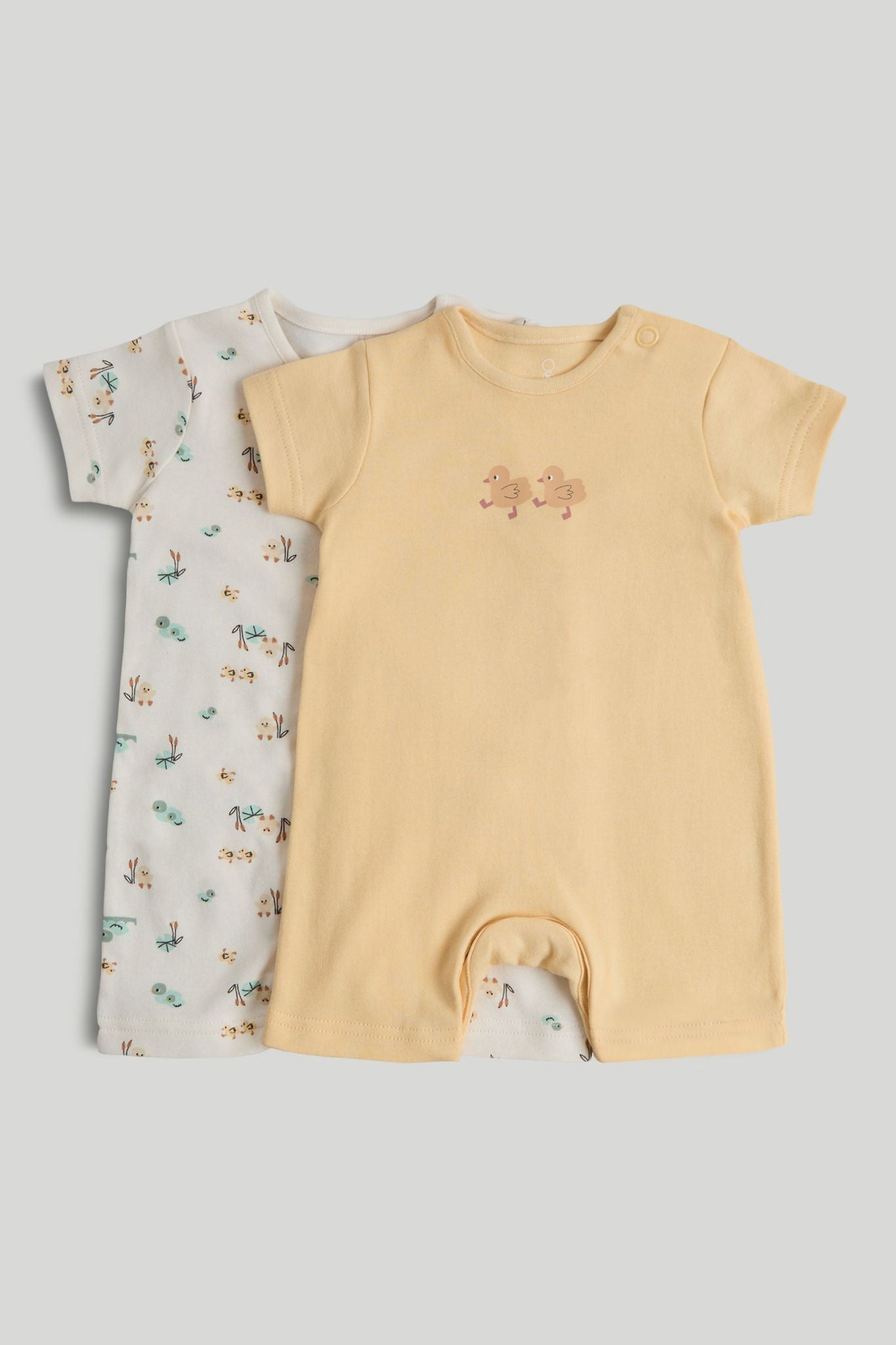 2 Pack Ducks Rompers - Multi / 12-18 Months