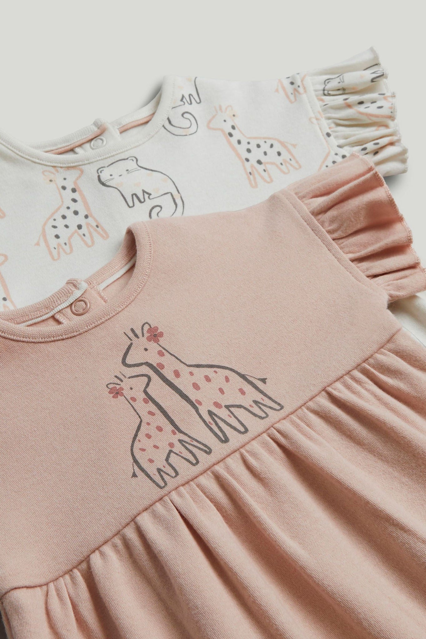2 Pack Safari Rompers