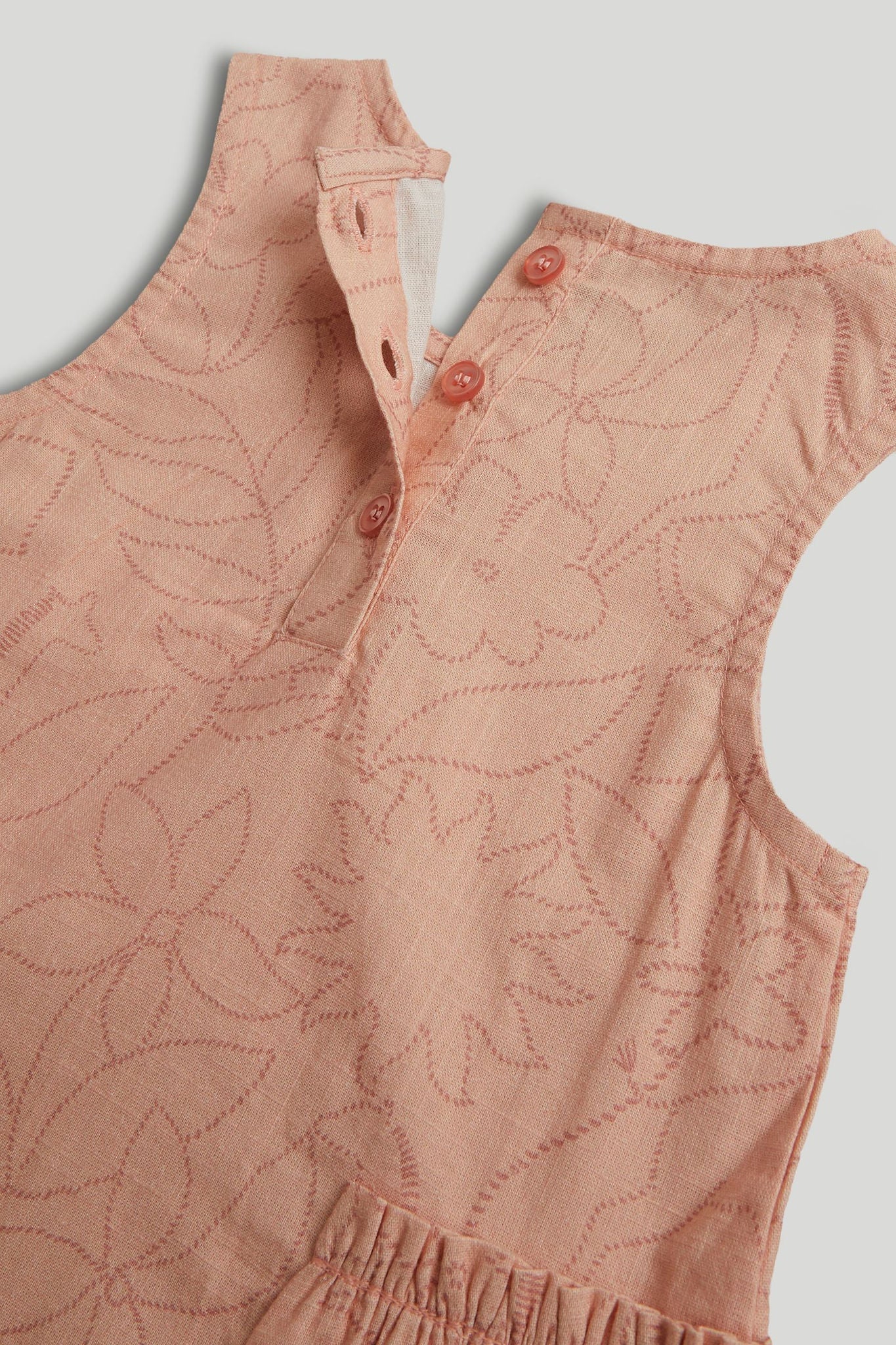 Peach Cotton Dress