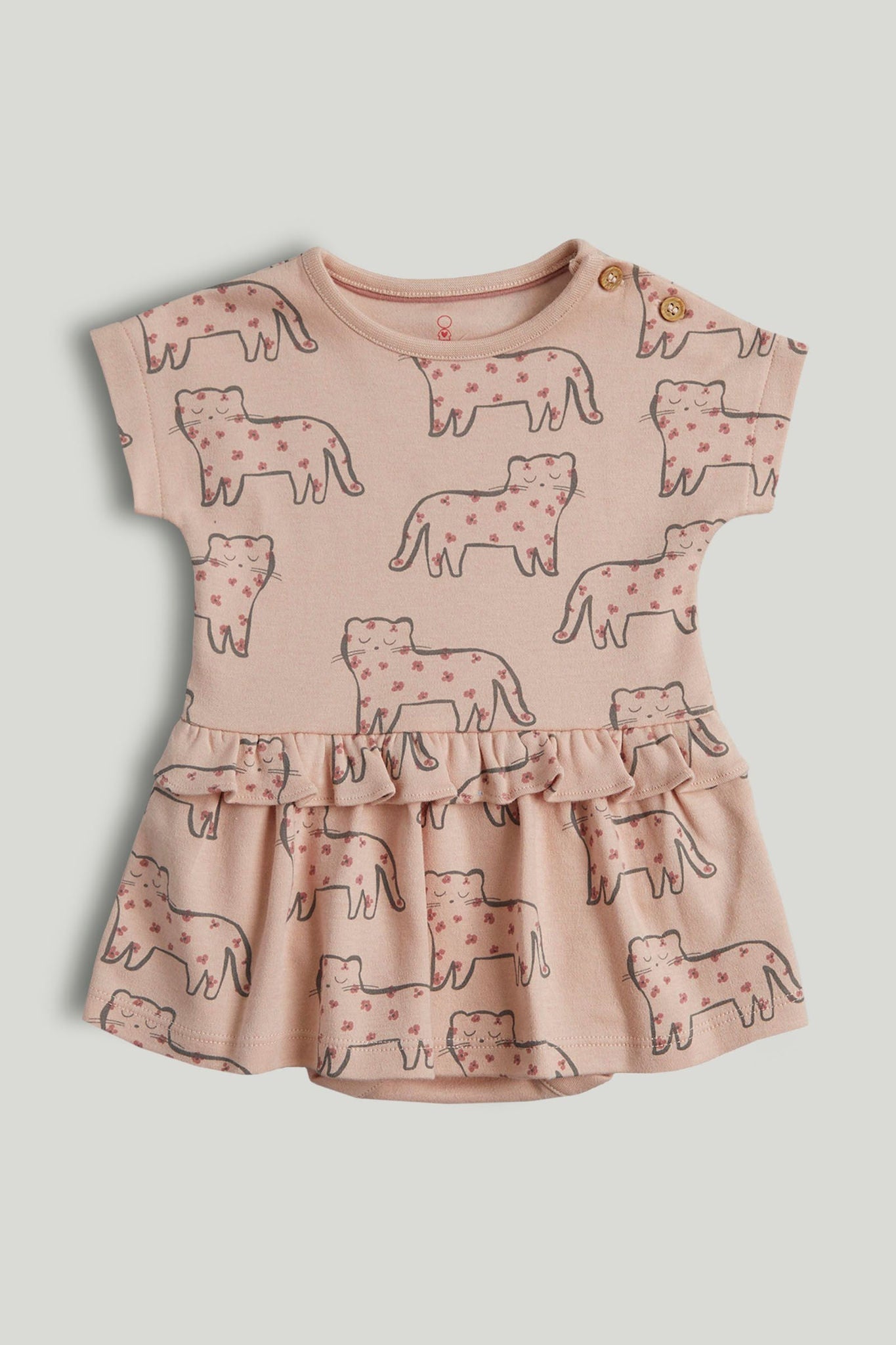 My First Pink Romper Dress - Pink / 12-18 Months