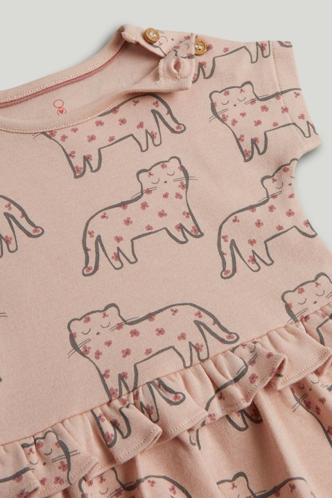 My First Pink Romper Dress
