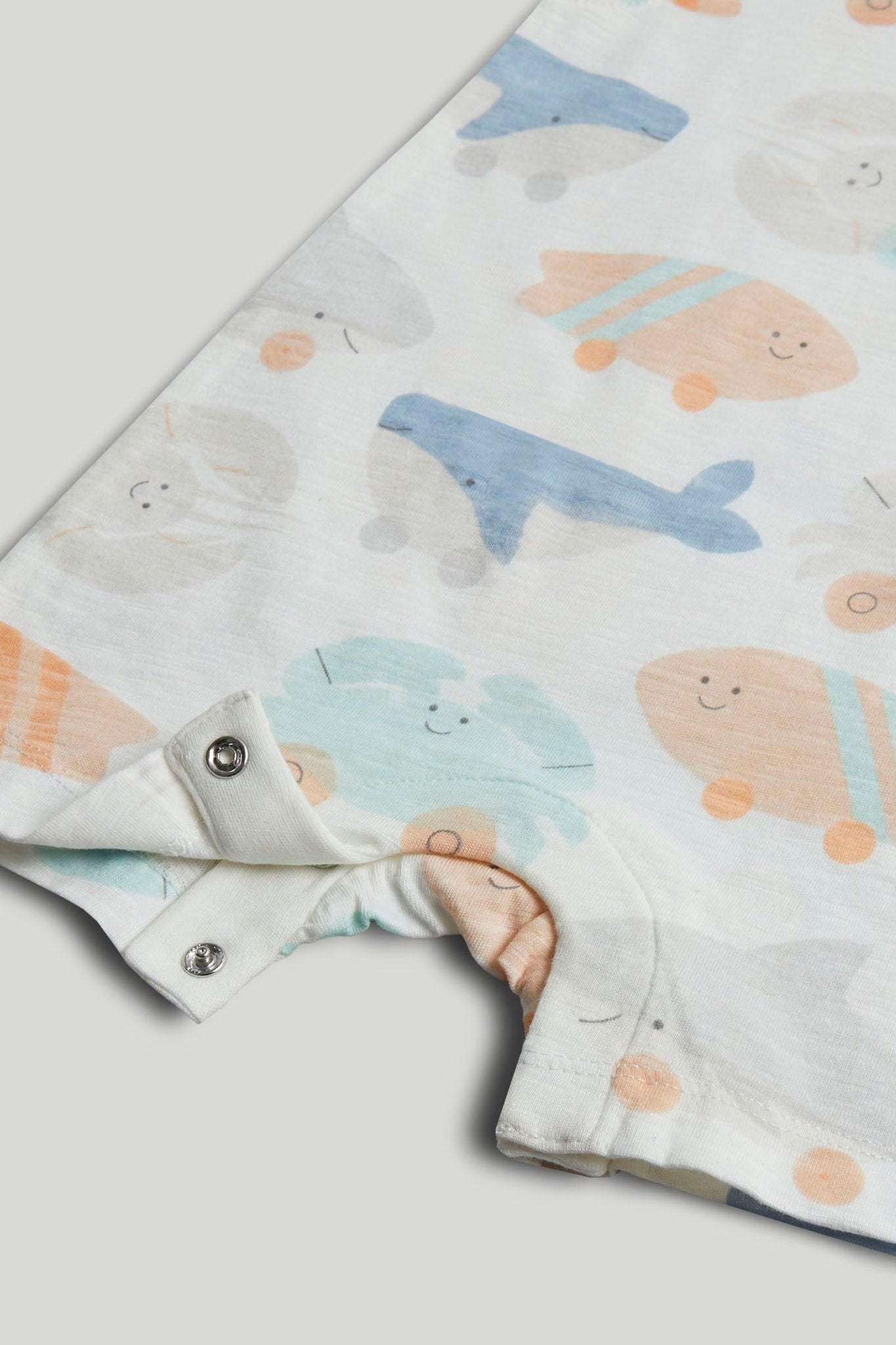 2 Pack Animal Rompers
