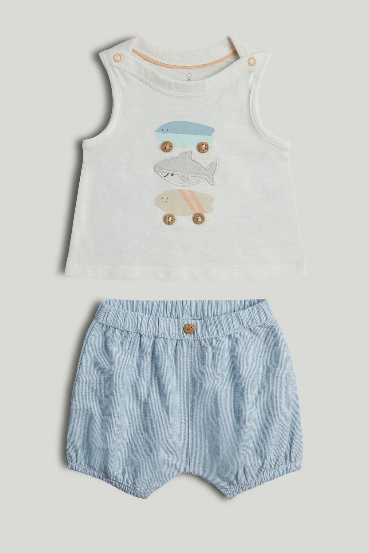 Shark Top and Shorts Outfit