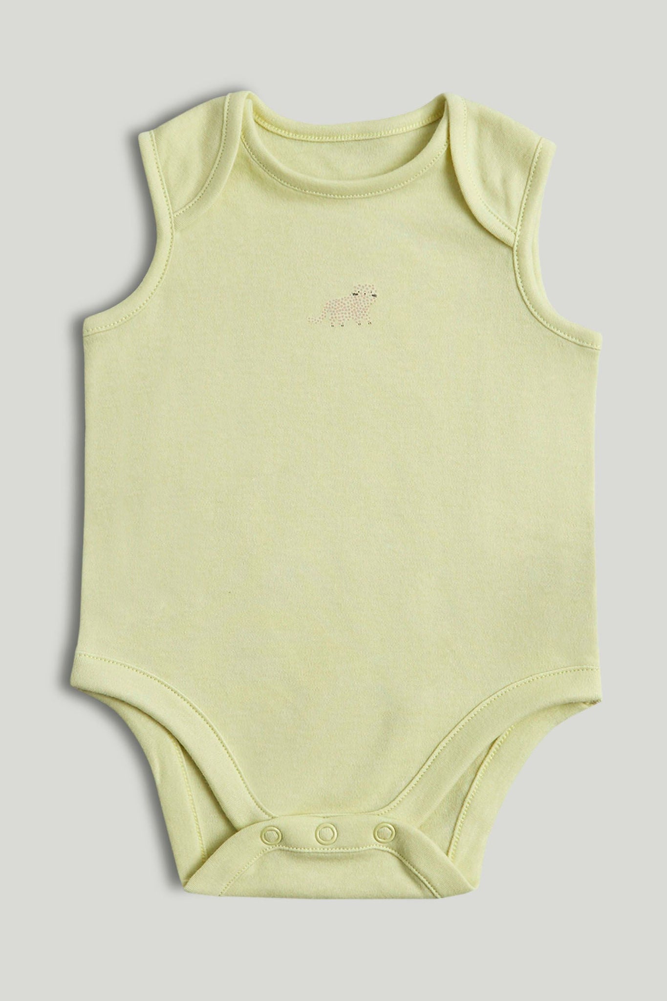 5 Pack Animal Sleeveless Bodysuits