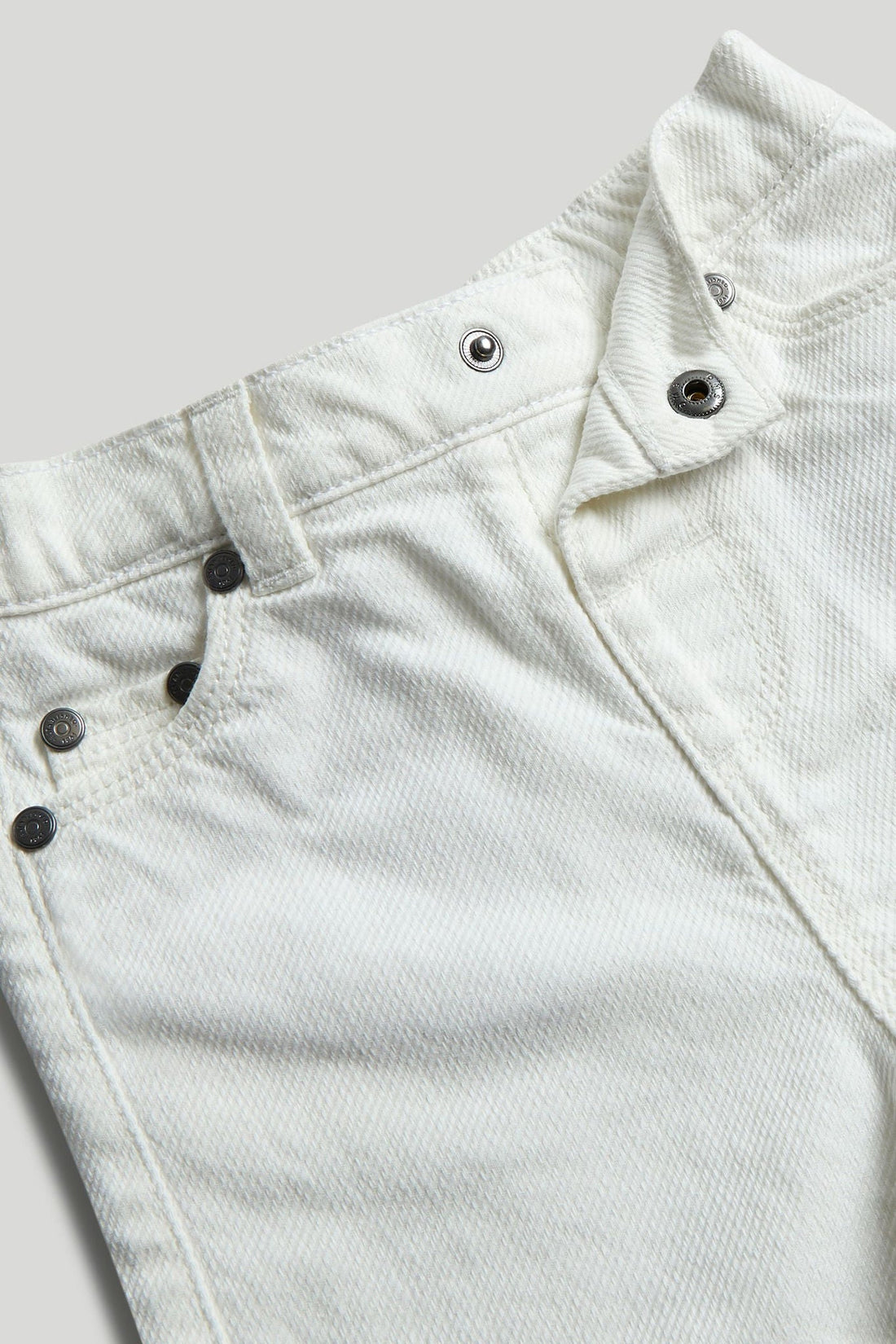White Denim Shorts
