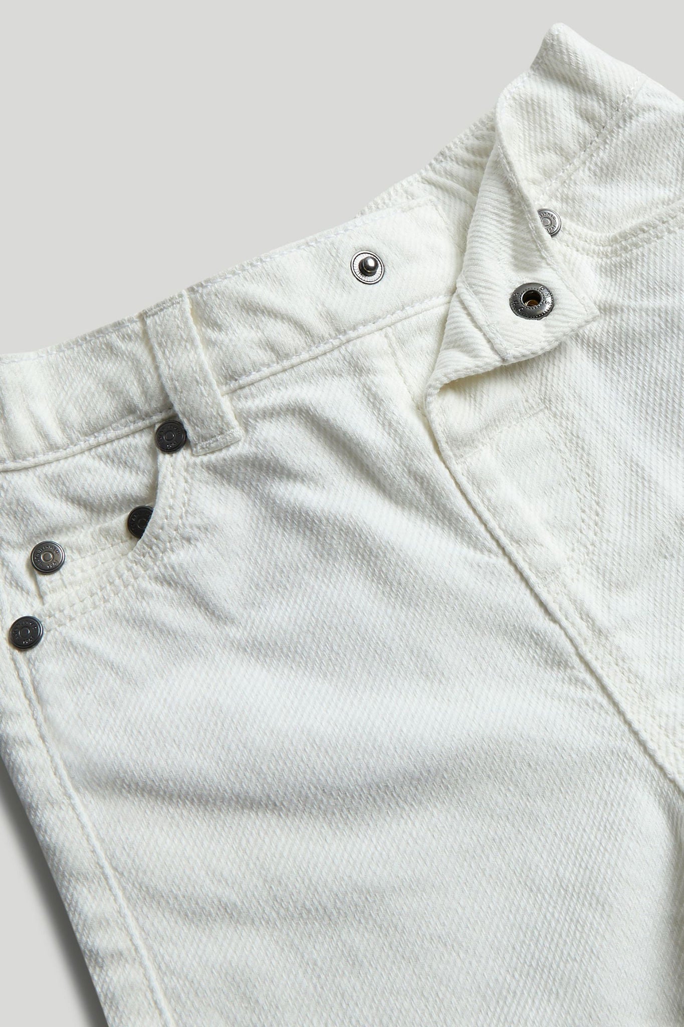 White Denim Shorts