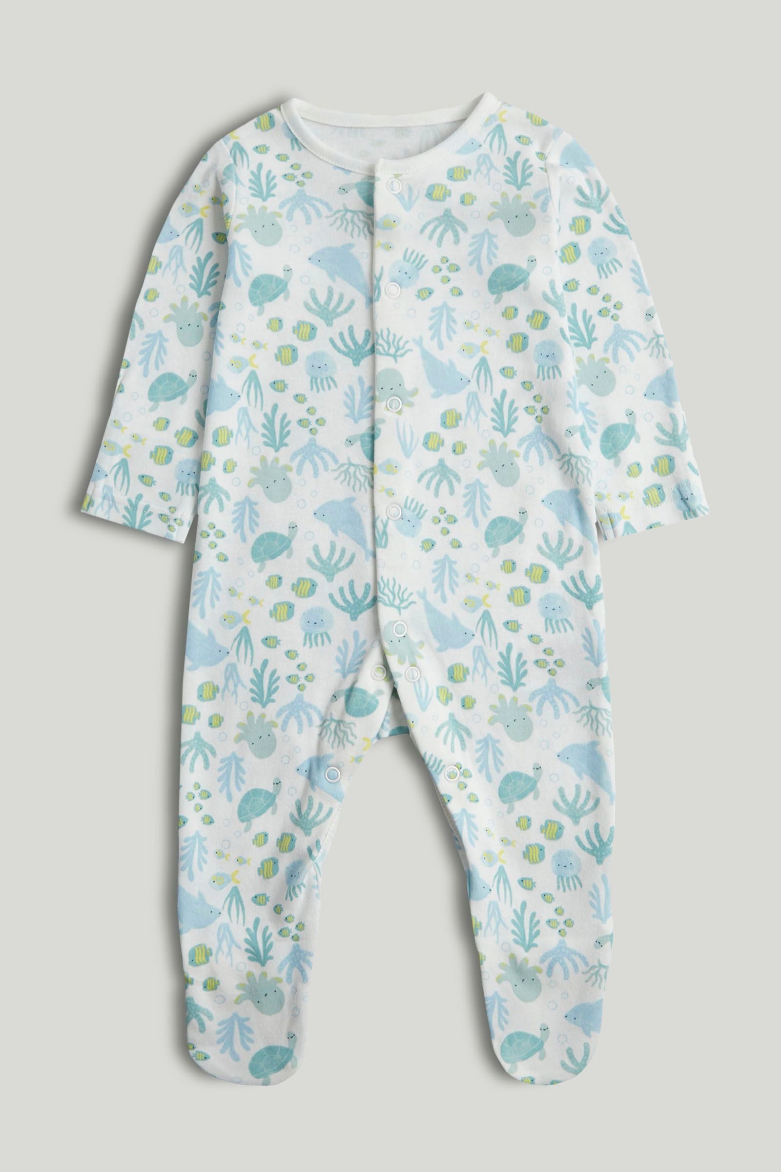 3 Pack Ocean Sleepsuits