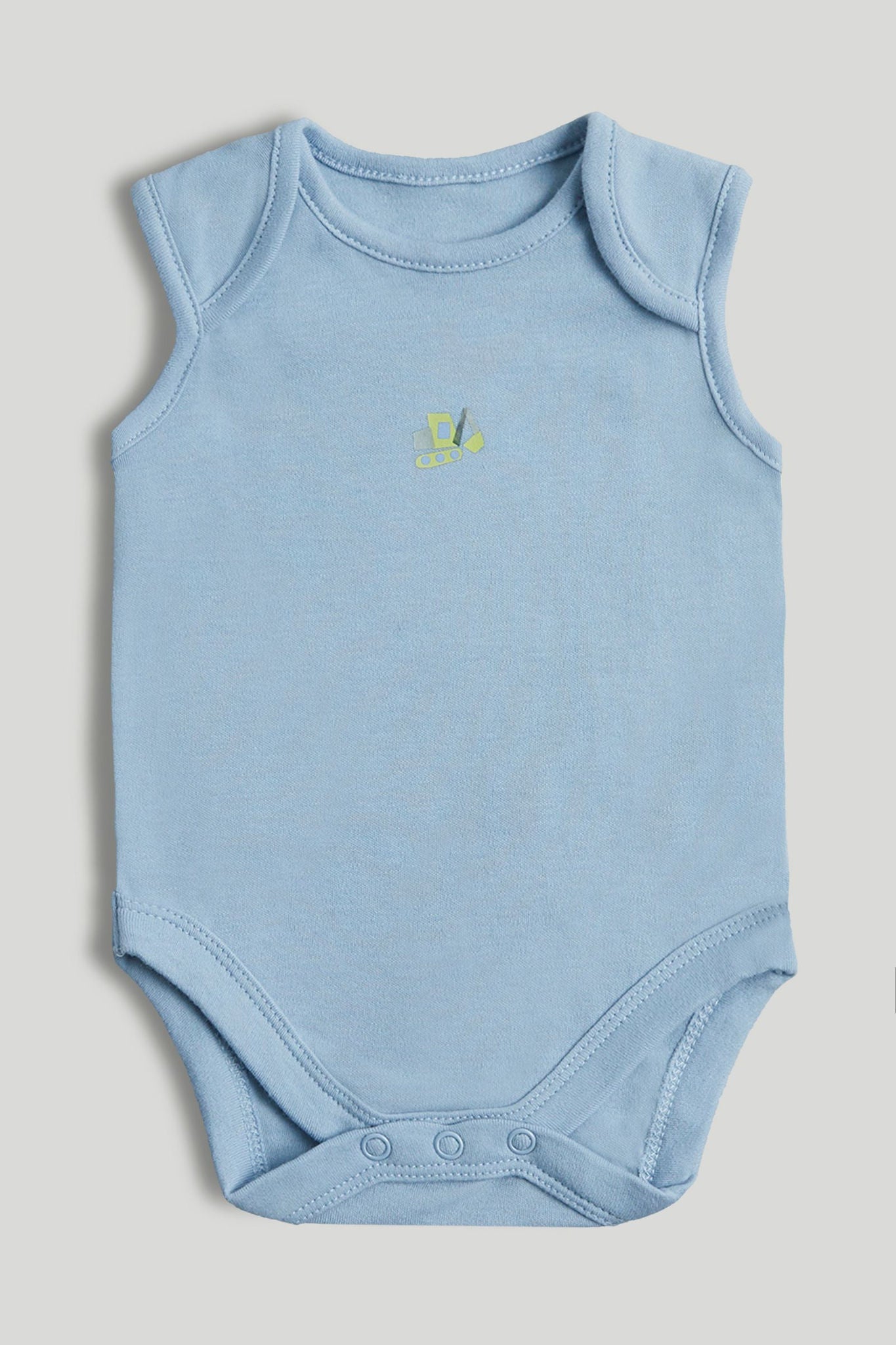 5 Pack Cars Sleeveless Bodysuits
