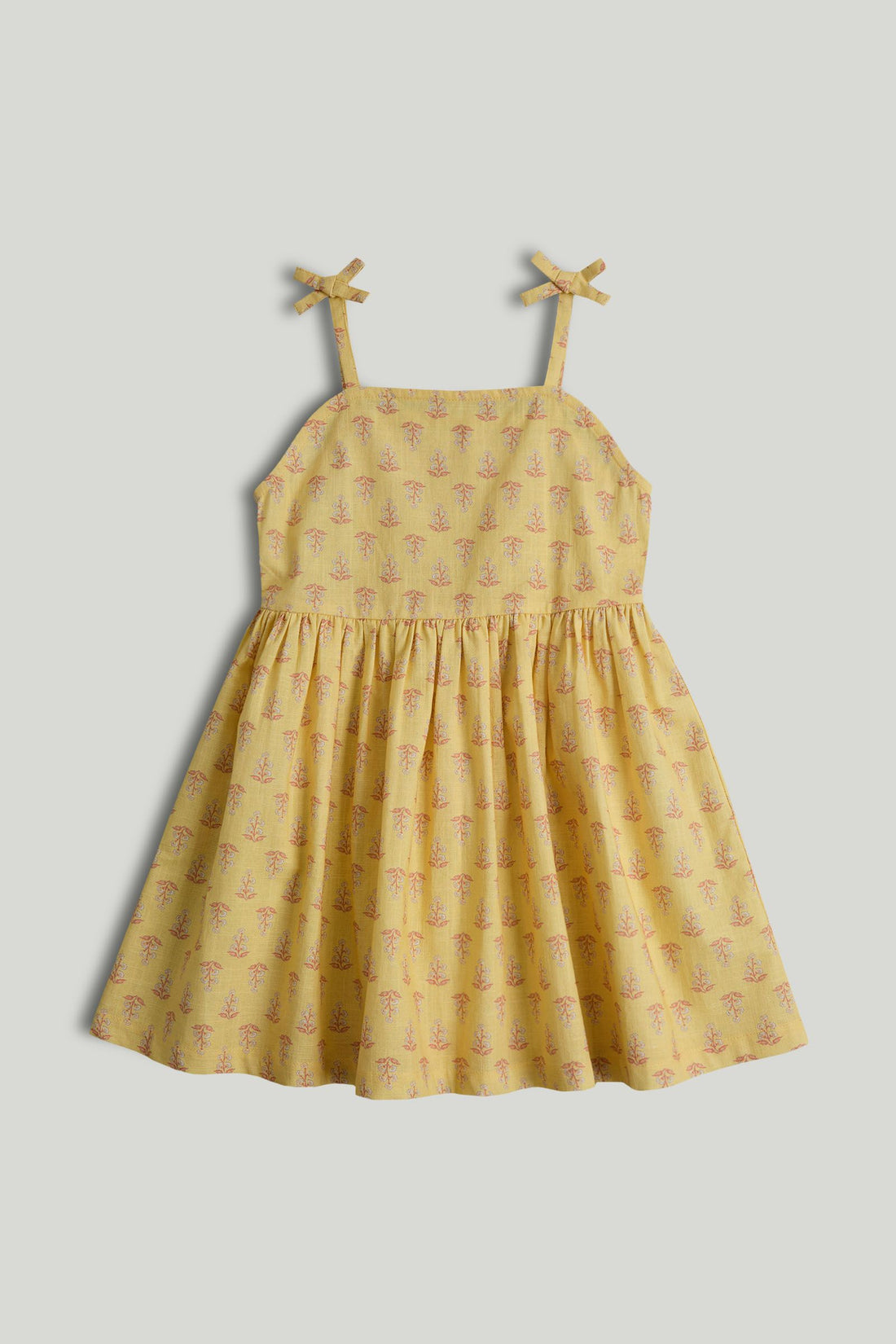 Yellow Sun Dress - Light Yellow / 9-10 Years