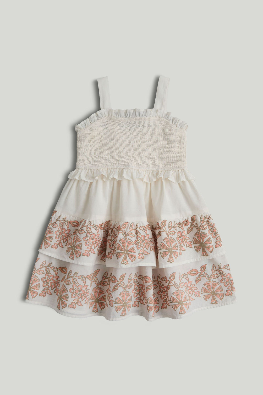 Cream Midi Sun Dress - Cream / 9-10 Years