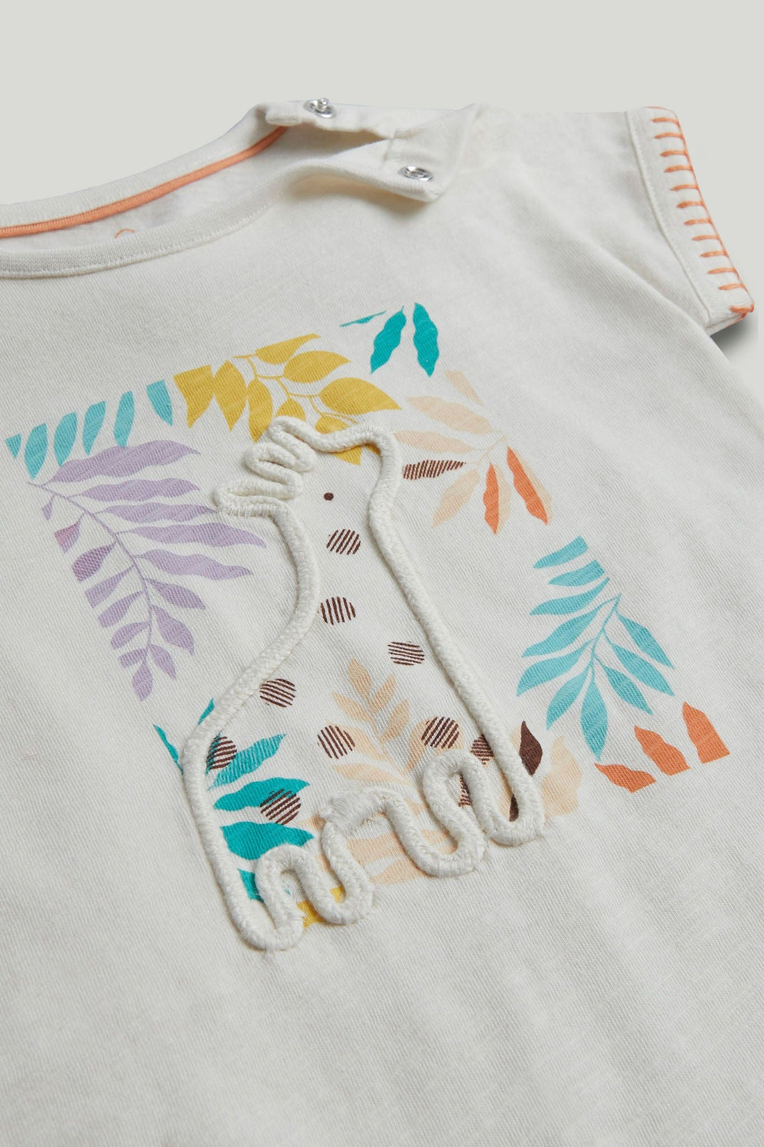 Giraffe Romper and Socks Outfit