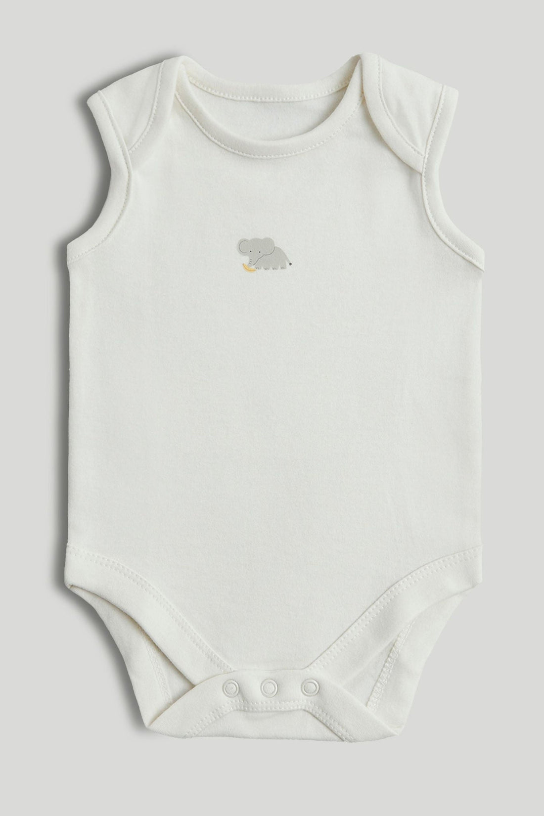 5 Pack Elephant Sleeveless Bodysuits