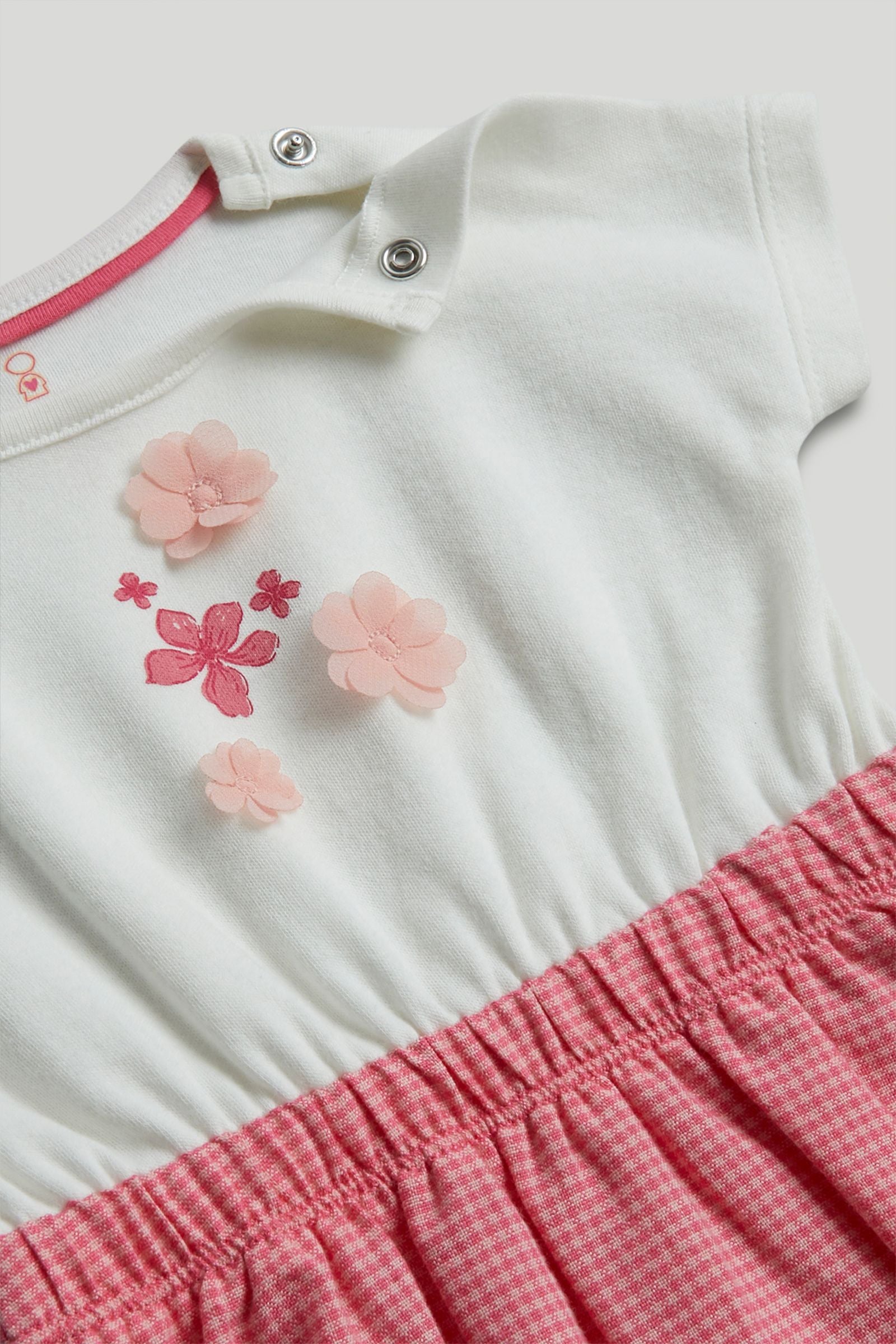 Pink Flower Romper