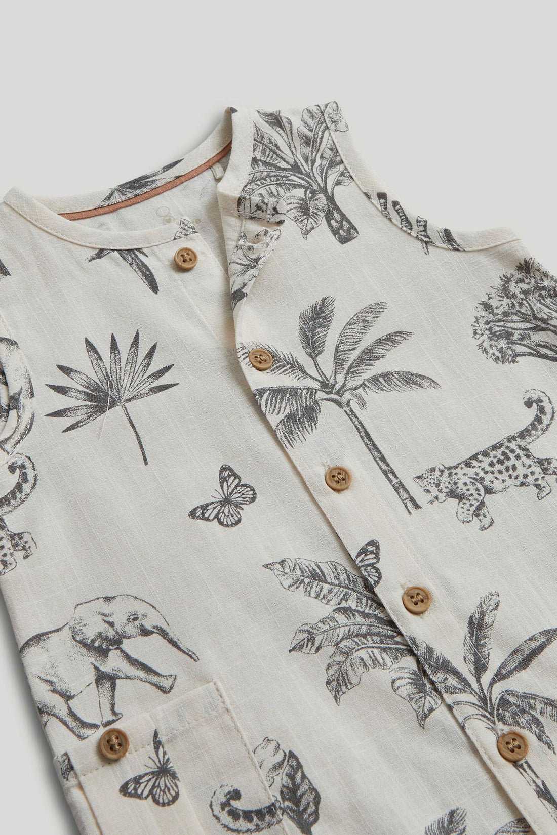 Safari Romper and Hat Outfit