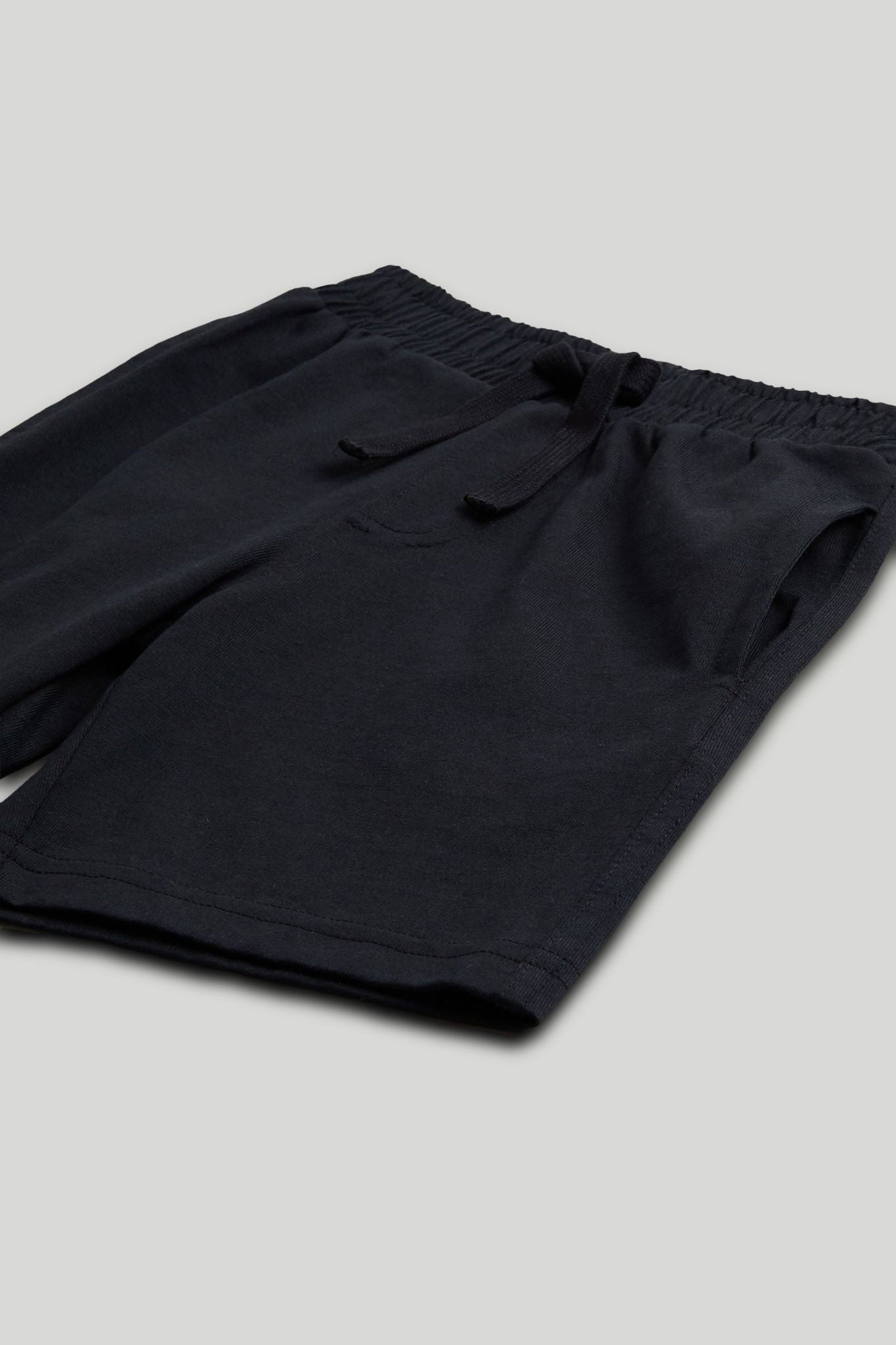 Black Jersey Shorts